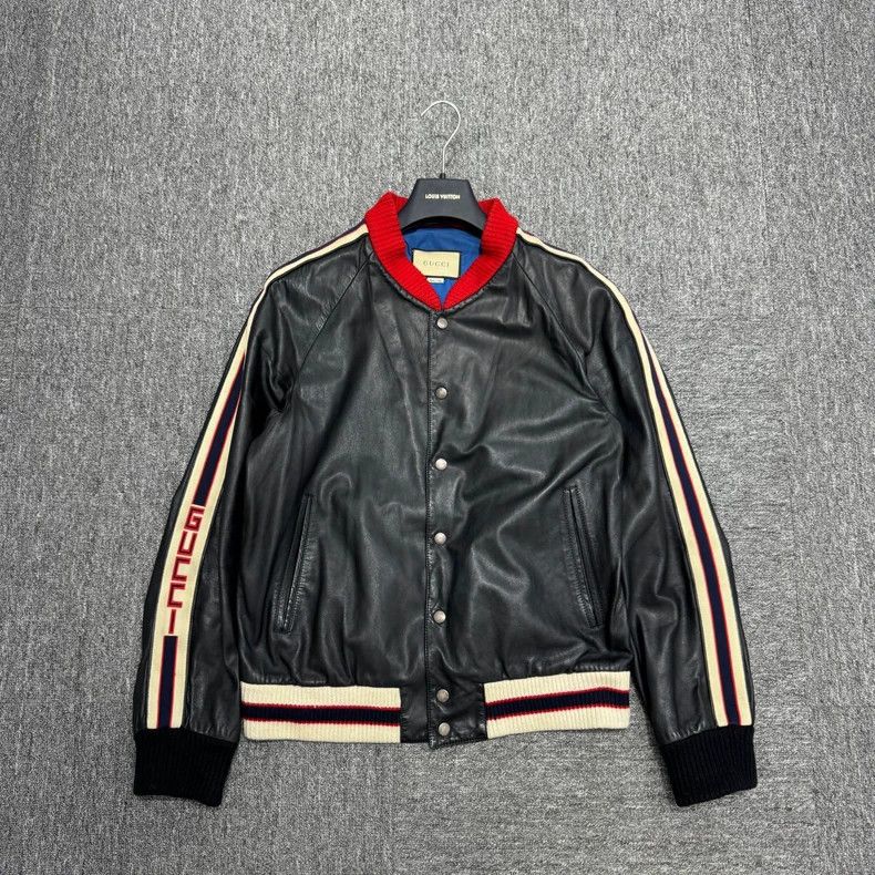 Gucci Gucci Double-sided webbing sheepskin jacket 2502-Nextarrow Size US M / EU 48-50 / 2 - 1 Thumbnail