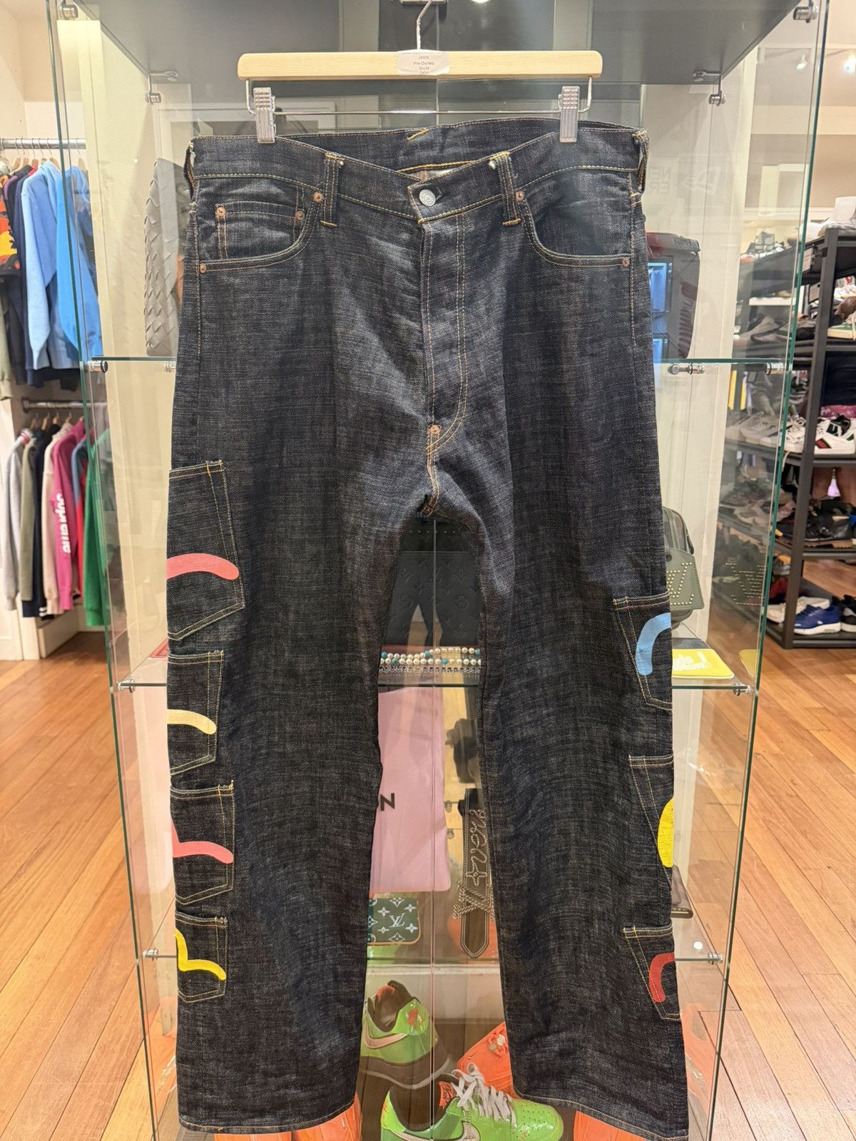 Evisu Evisu Multi Pocket Denim Jeans Size US 36 / EU 52 - 1 Thumbnail