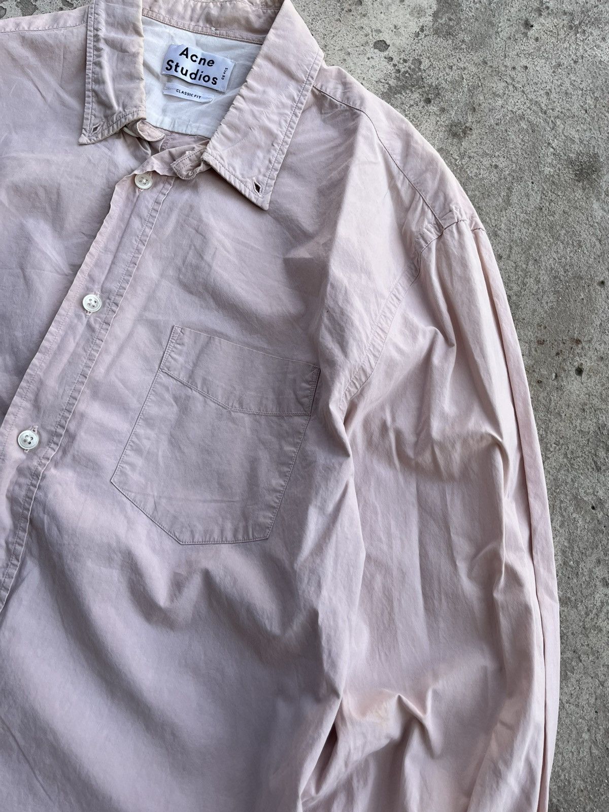 Acne Studios FW14 Acne Studios Isherwood Pop Classic Fit ButtonDown Shirt Size US M / EU 48-50 / 2 - 4 Thumbnail