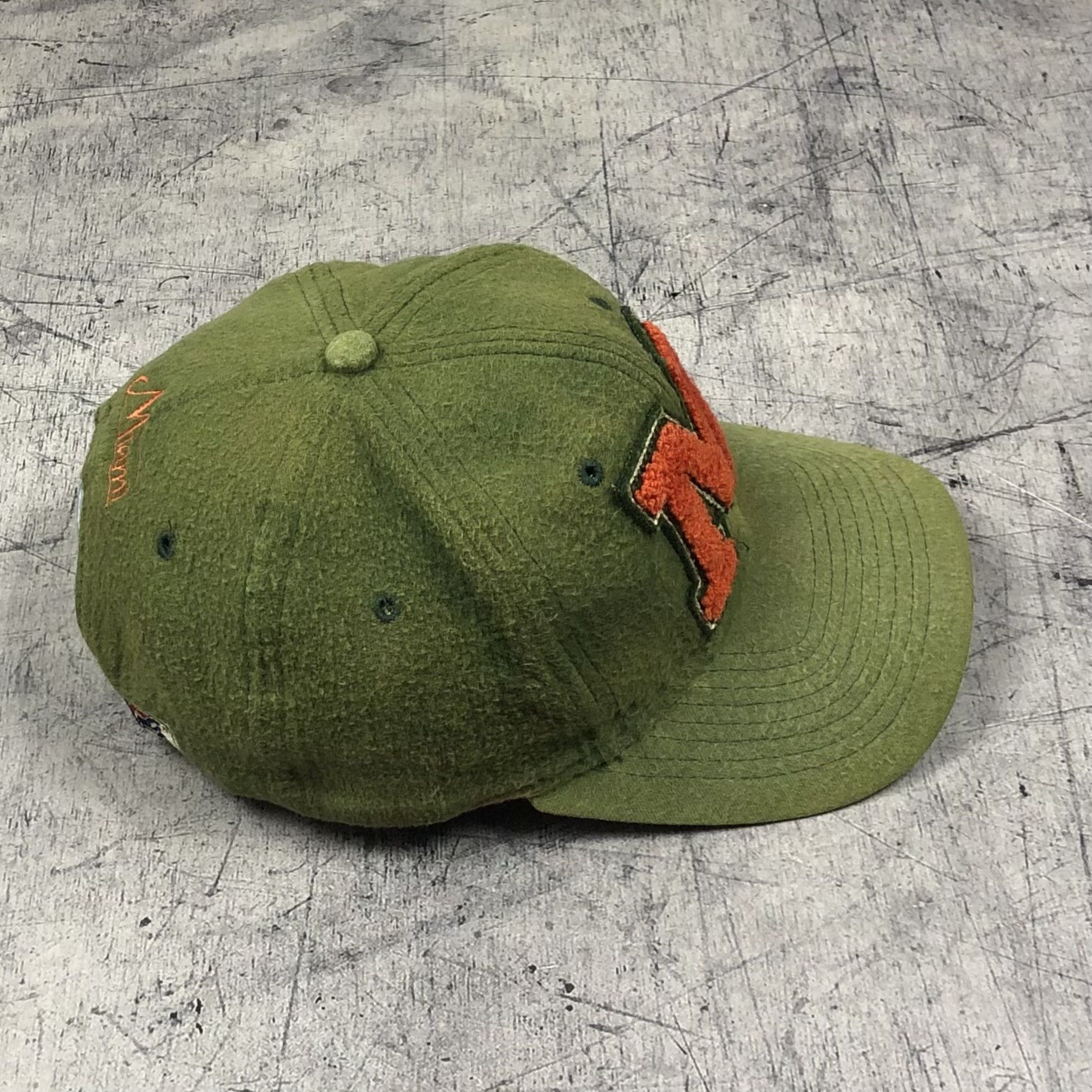NCAA Vintage 90s University of Miami Hurricanes Cap The Game Size ONE SIZE - 5 Thumbnail