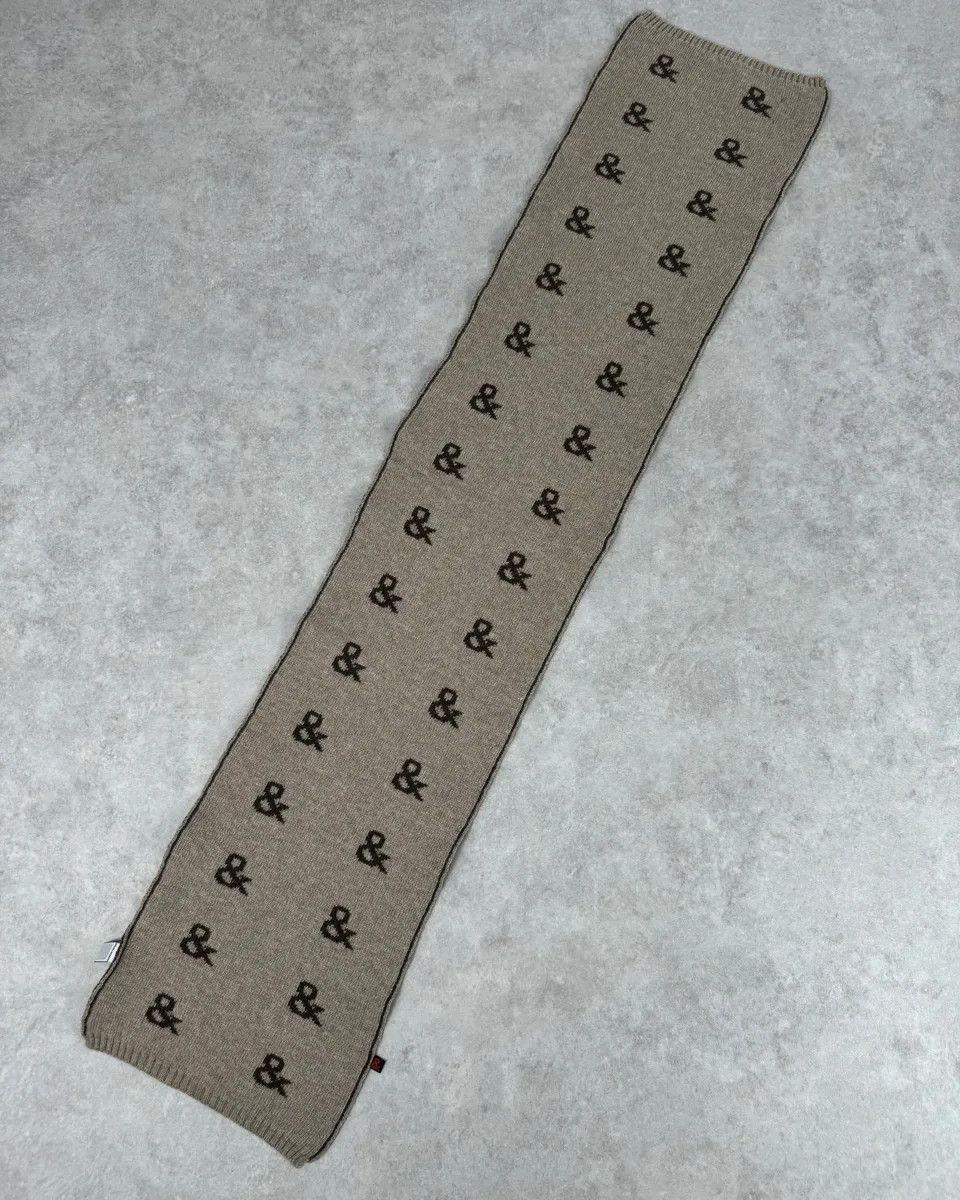 Dolce & Gabbana 1990s Dolce & Gabbana Beige Wool Ampersand Propaganda Scarf Size ONE SIZE - 6 Thumbnail