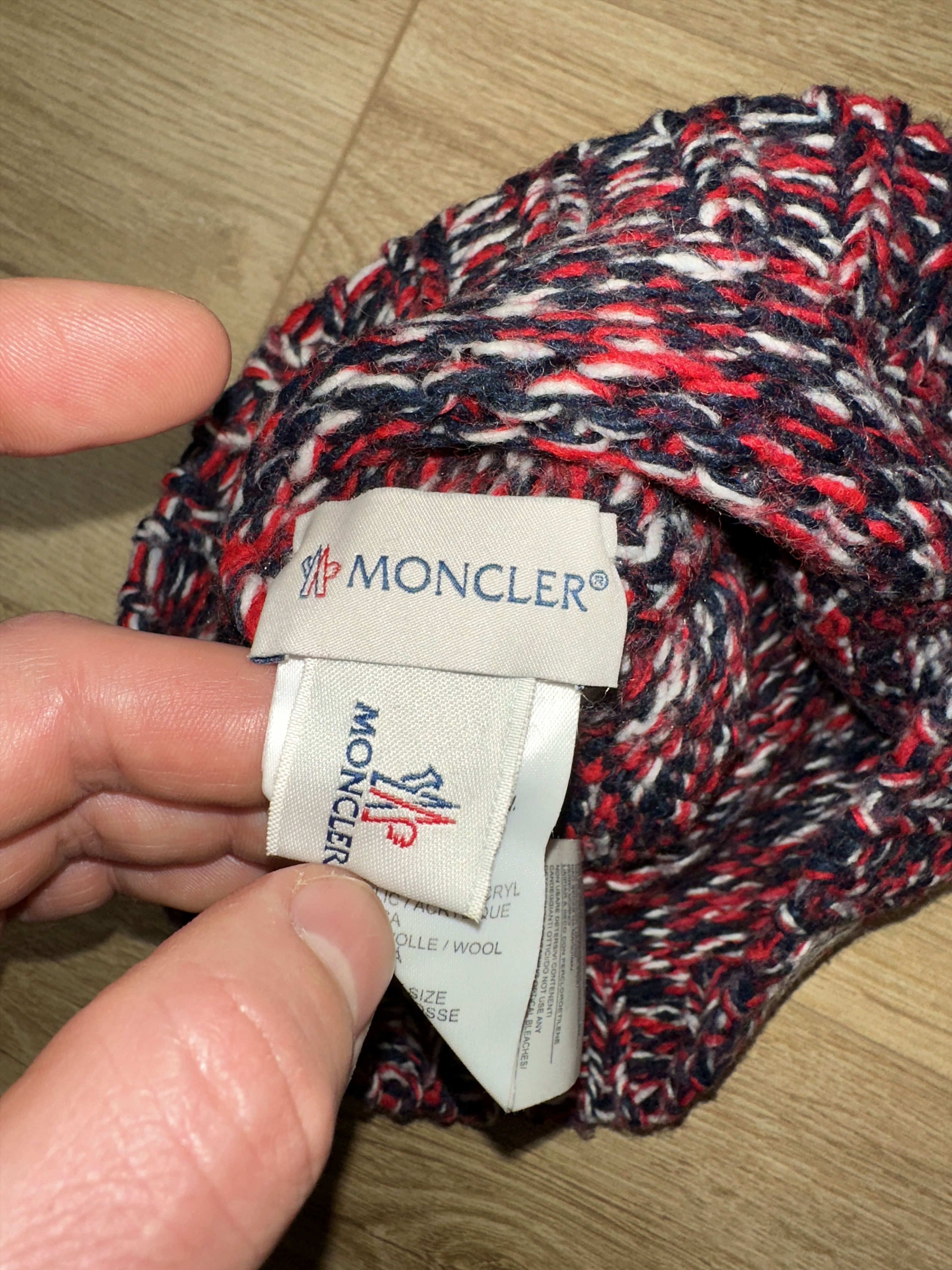 Moncler Moncler Berretto Pon-Pon Chunky Knit Beanie Hat Size XXS Size ONE SIZE - 3 Thumbnail