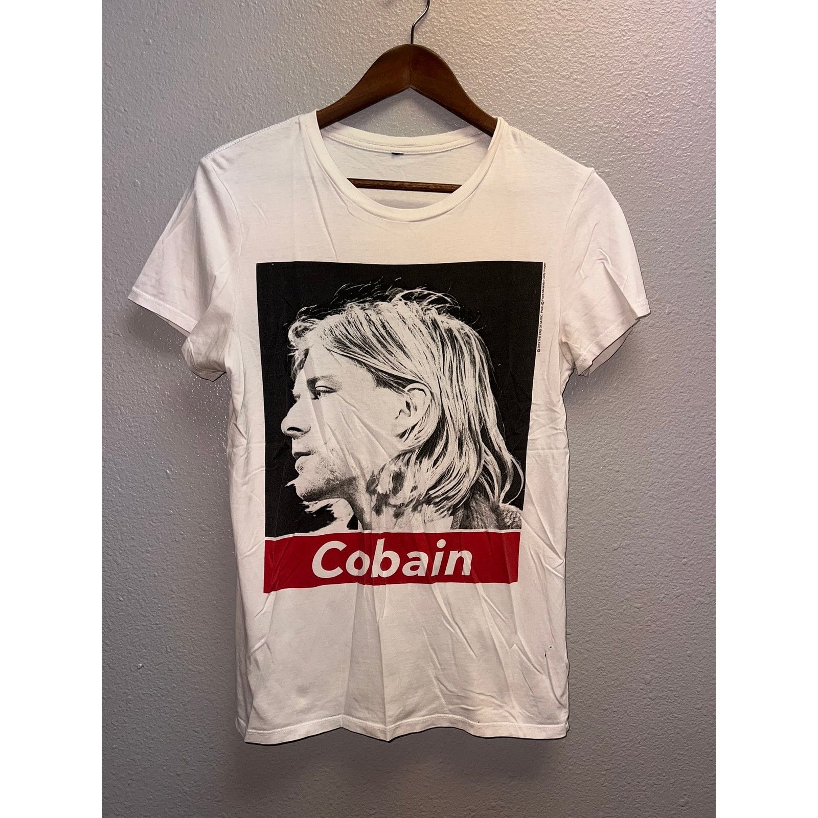 Vintage Womens Kurt Cobain Shirt The End Of Music Photo Band Tee M Size M / US 6-8 / IT 42-44 - 1 Thumbnail