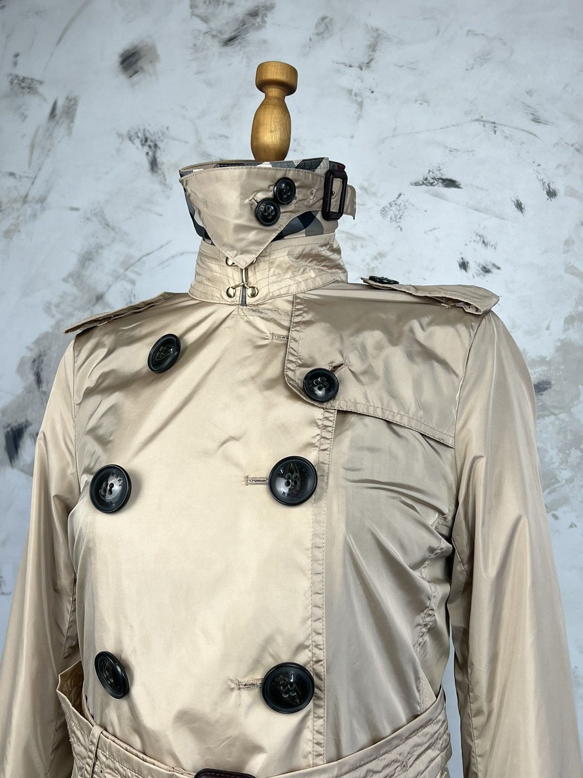 Burberry Burberry Brit Trench Coat Jacket Size XS - S US 4 Size S / US 4 / IT 40 - 6 Thumbnail
