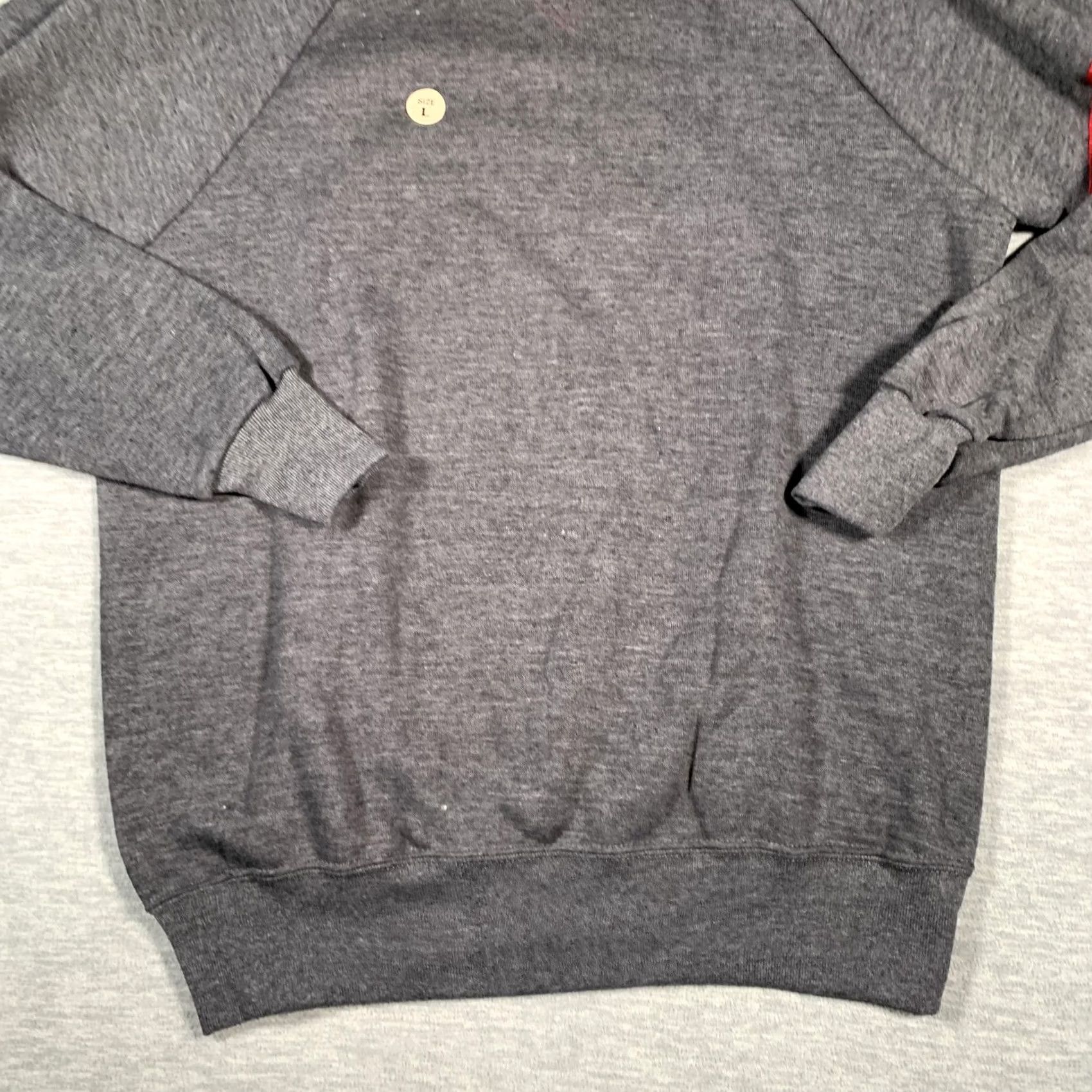 Vintage VINTAGE Bassett-Walker Sweatshirt Mens Large Gray Crewneck Raglan Made USA 90s Size US L / EU 52-54 / 3 - 3 Thumbnail