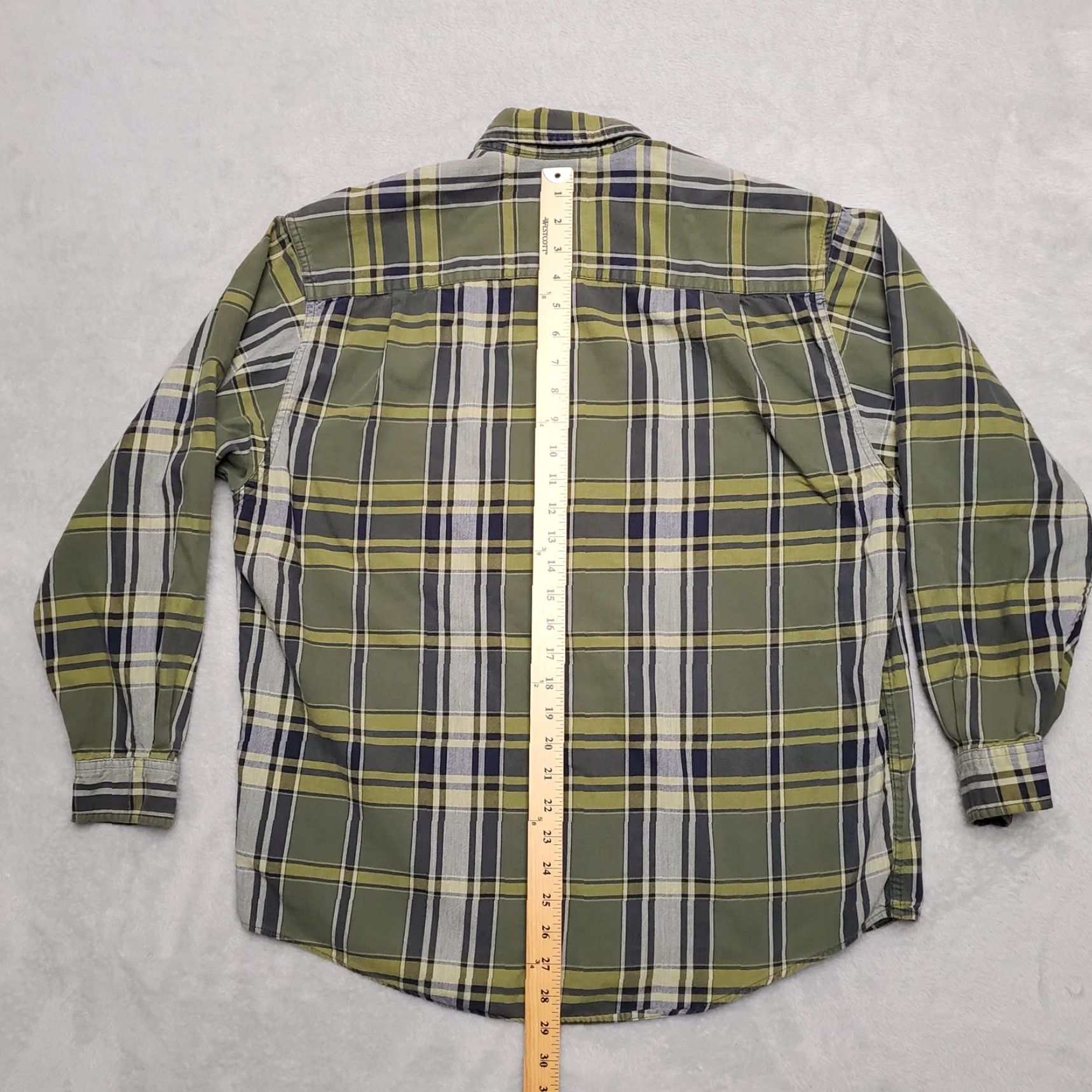Eddie Bauer VTG Eddie Bauer Flannel Shirt Mens M Green Plaid Button-Down Outdoor Casual Shirt Size US M / EU 48-50 / 2 - 6 Thumbnail
