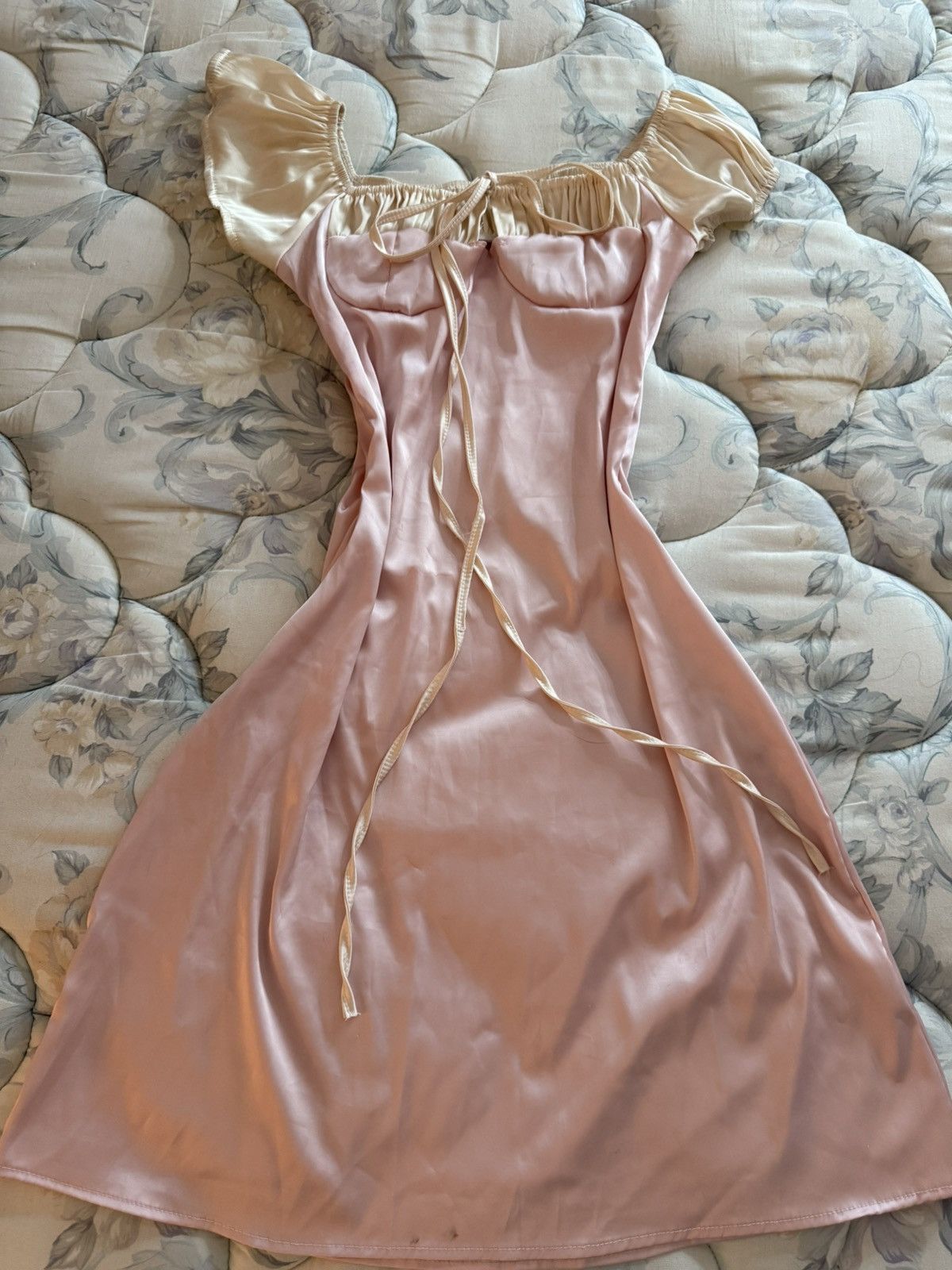 Other Cute Vintage Old Fashioned Pink Dress size S Size S / US 4 / IT 40 - 1 Thumbnail