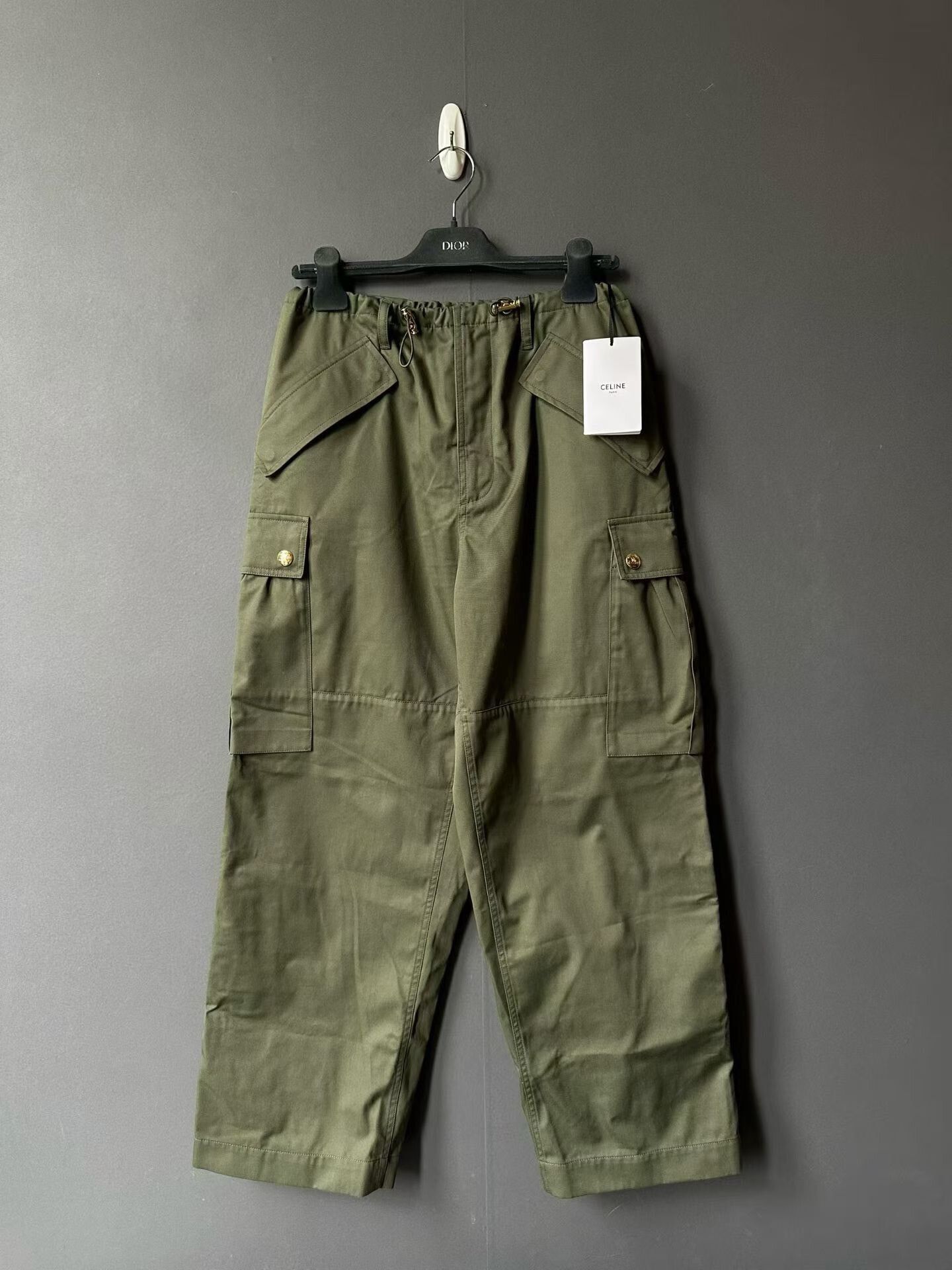 Celine Celine Women's Cargo Pants Size 40" / US 18 - 1 Thumbnail