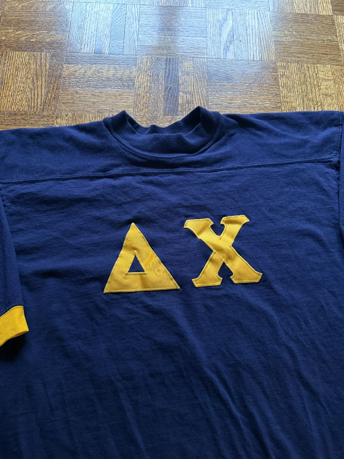 Vintage Vintage Russell Athletic Fraternity Jersey Embroidered Tee Size US XL / EU 56 / 4 - 4 Thumbnail