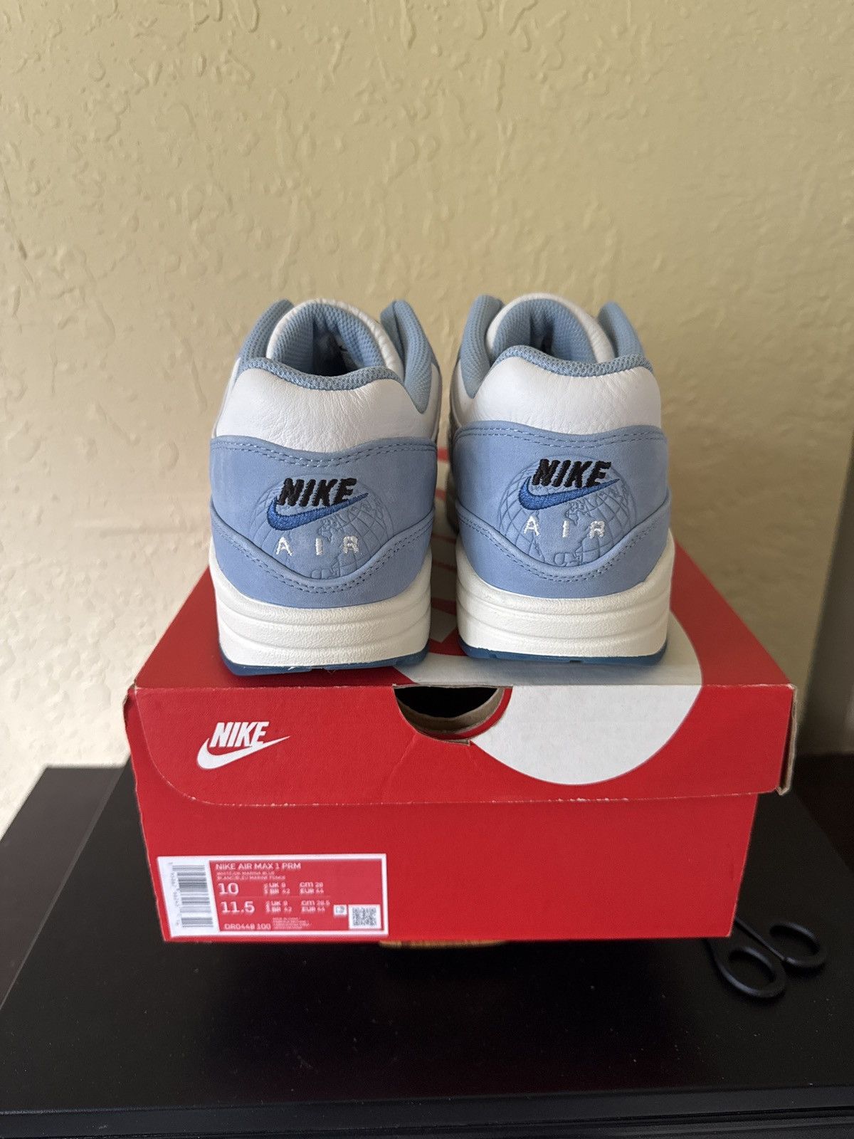 Nike Nike Air Max 1 PRM “Blueprint” Size US 10 / EU 43 - 4 Thumbnail