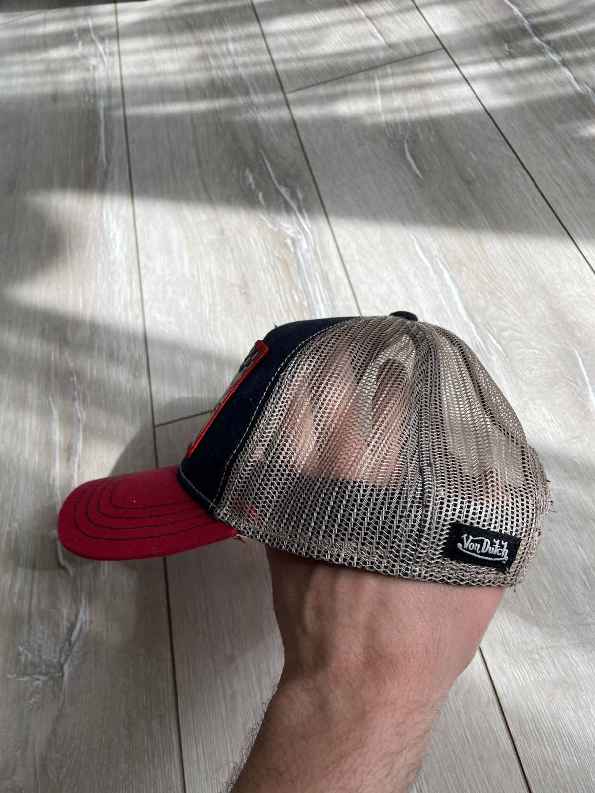 Vintage × Von Dutch Blue and Red Von Dutch Square baseball cap Size ONE SIZE - 3 Thumbnail