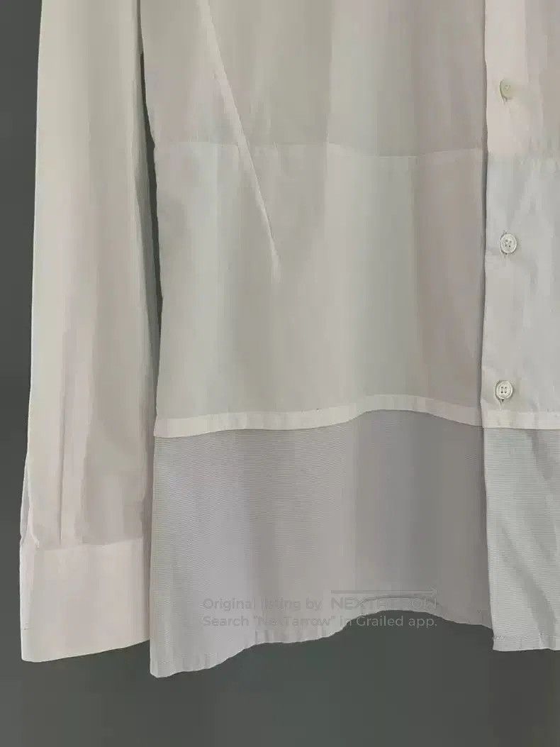 Raf Simons Raf Simons Men's blue and white stitching shirt. Size US M / EU 48-50 / 2 - 3 Thumbnail