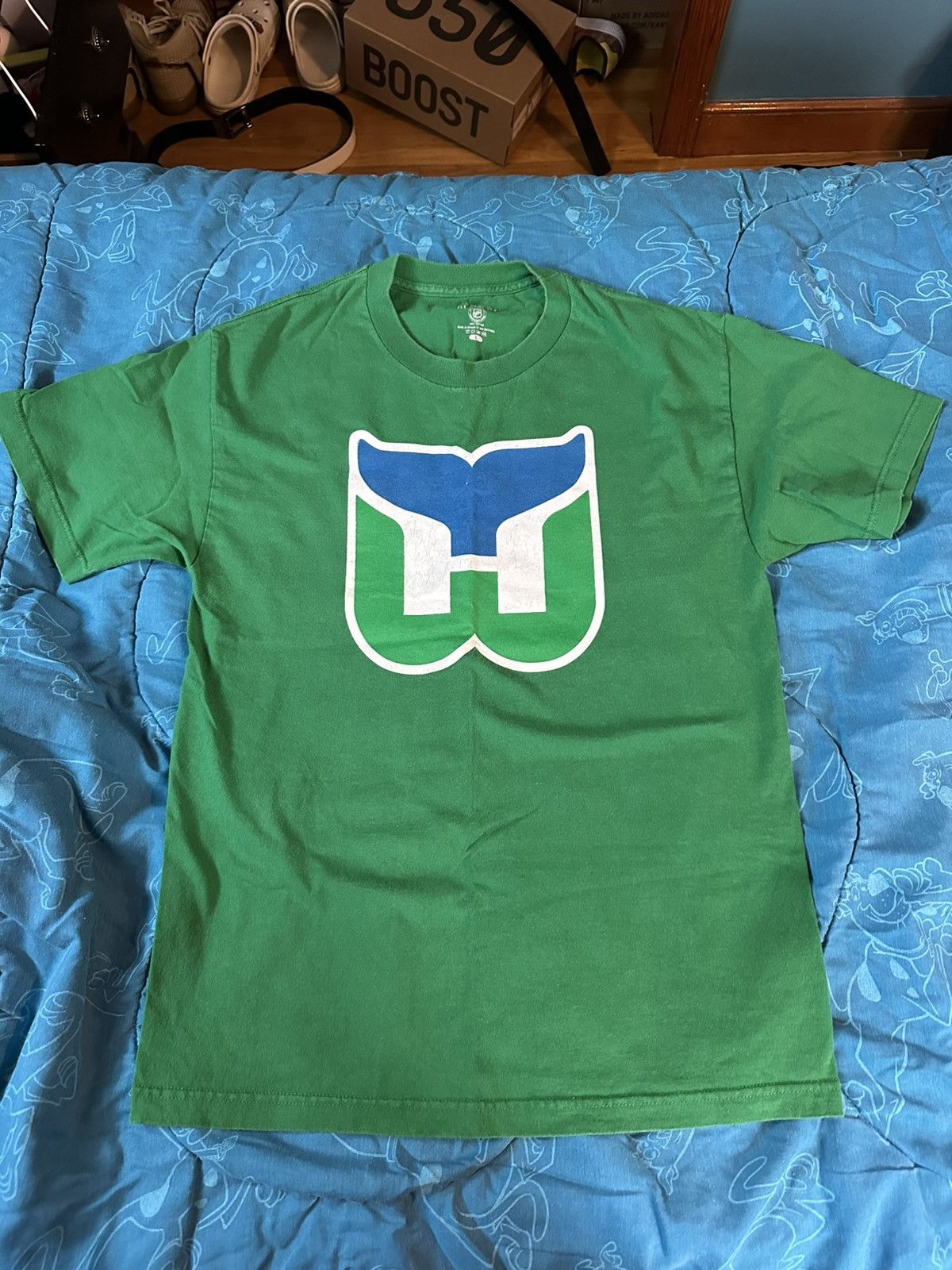 NHL Hatford Whalers Logo T Shirt Size US L / EU 52-54 / 3 - 1 Thumbnail