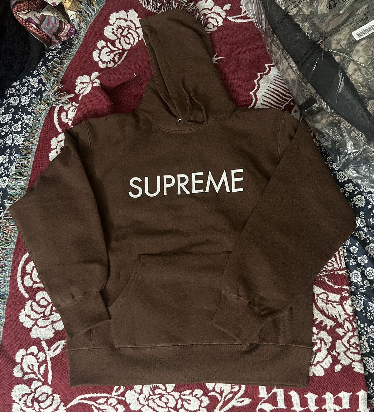 Supreme Supreme capital hooded sweatshirt | Grailed