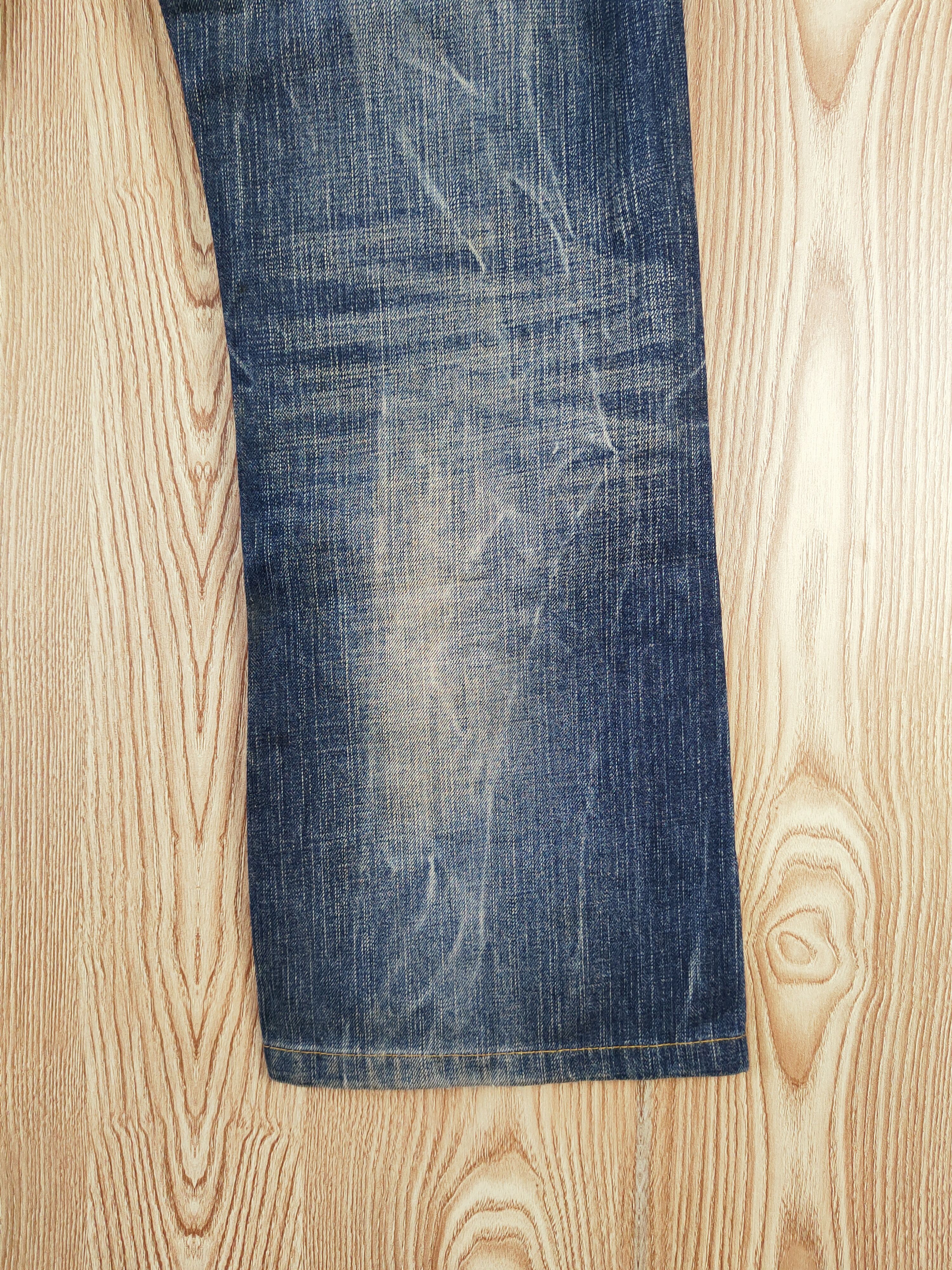 Japanese Brand Red Pepper Dark Blue Distressed Ripped Jeans #W381 Size US 32 / EU 48 - 13 Thumbnail
