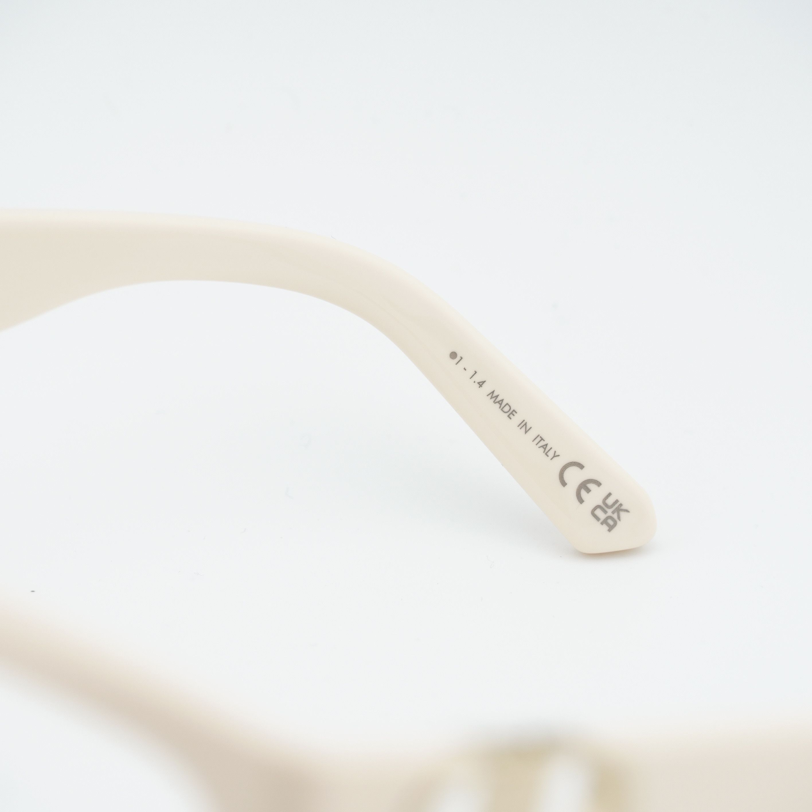Dior Dior 30MONTAIGNEO S1F 9500 Eyeglasses Ivory 55mm Square Fram Size ONE SIZE - 10 Thumbnail