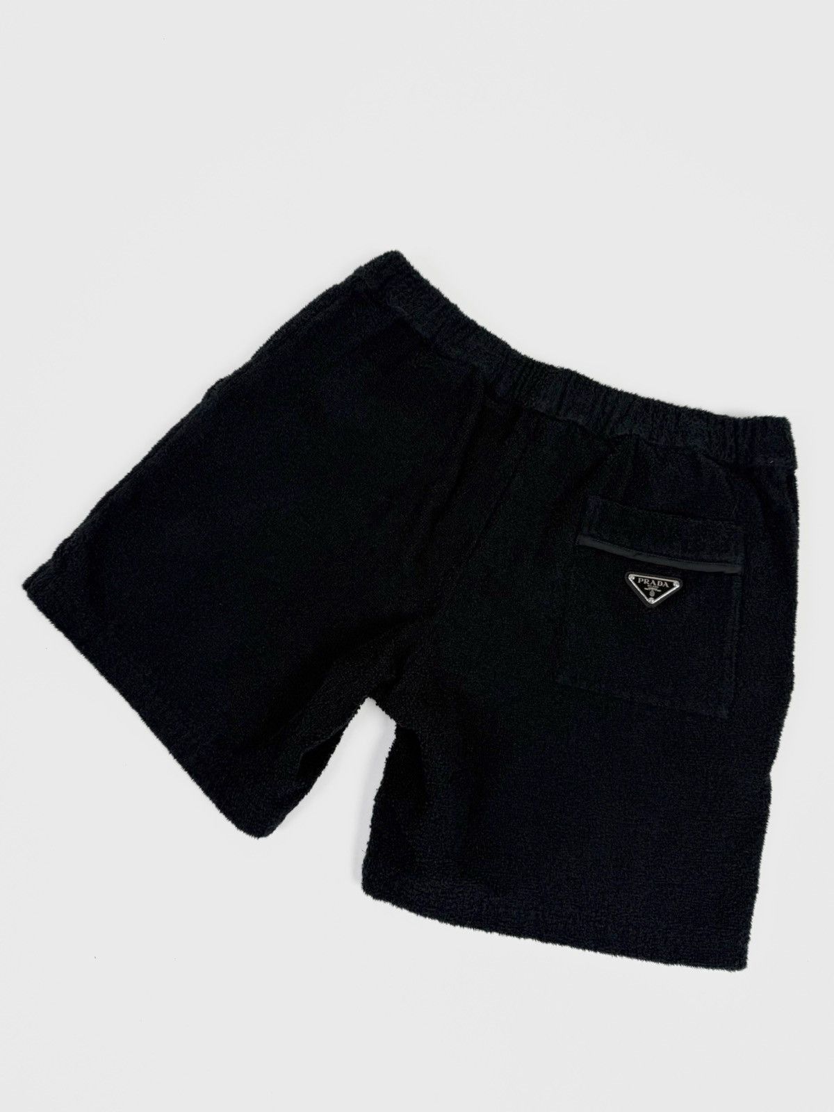 Prada SS2021 Terry Logo Shorts Size US 32 / EU 48 - 1 Thumbnail