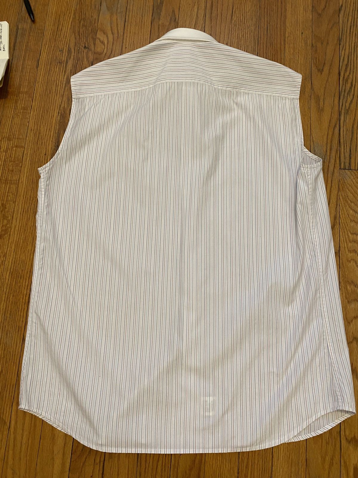 Raf Simons Raf Simons Oversized Sleeveless Striped Shirt Size US S / EU 44-46 / 1 - 2 Thumbnail