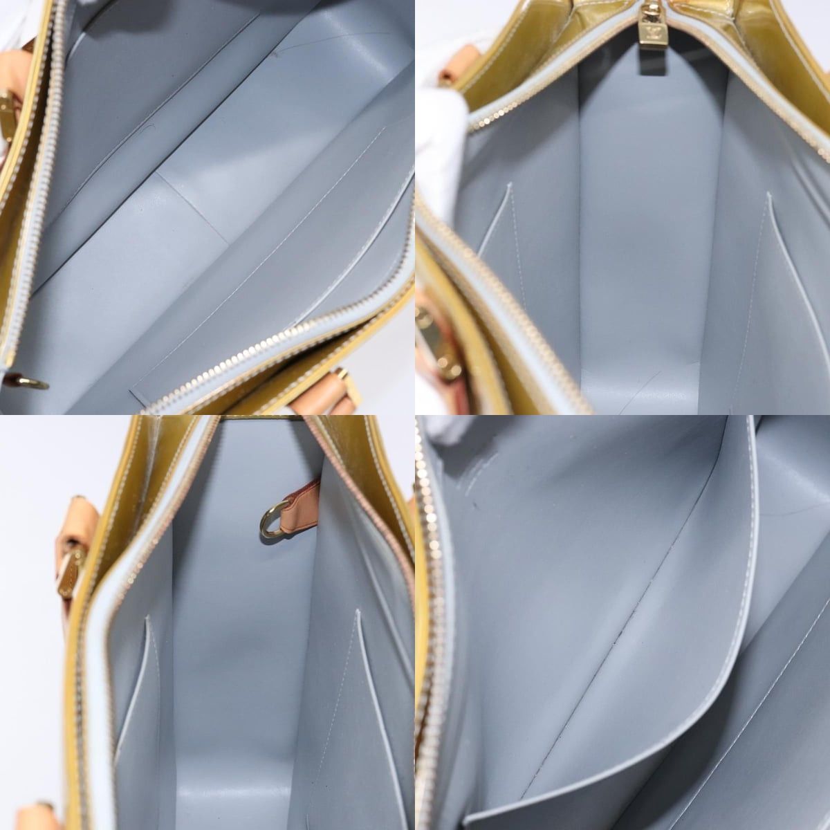 Louis Vuitton LOUIS VUITTON Monogram Vernis Columbus Tote Bag Gris M91028 Size ONE SIZE - 12 Thumbnail