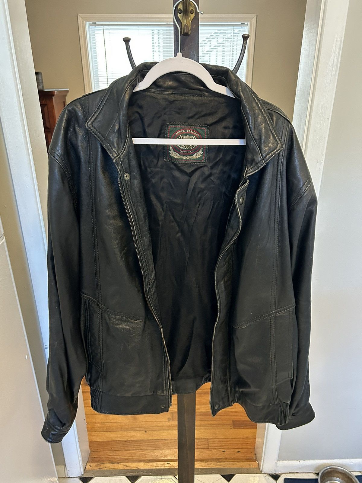 ramb ジャケット・アウター BLK vintage M 90s Leather blouson