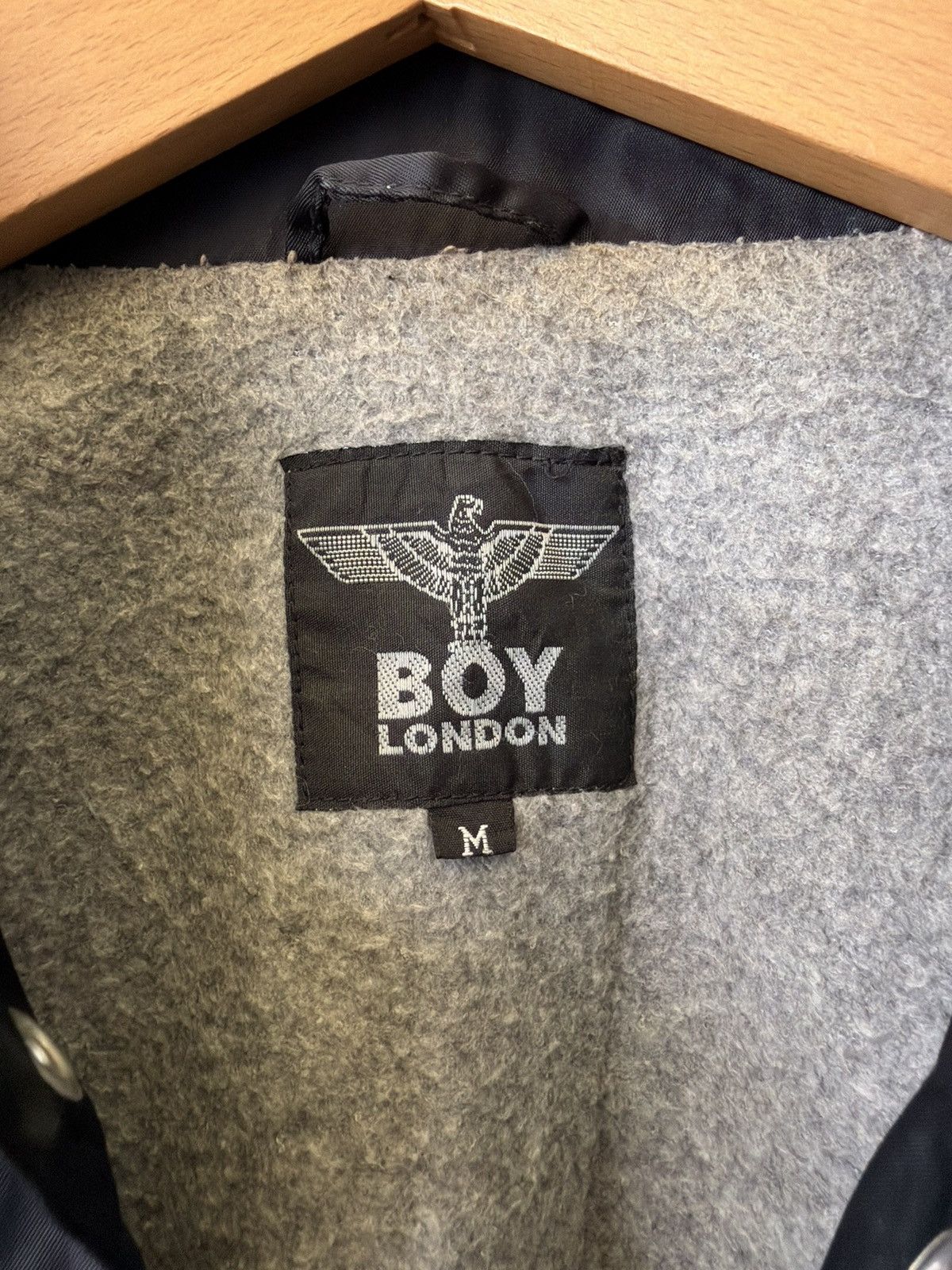 Boy London BOY LONDON Big Logo Coach Jacket Black Rare Vintage Size US M / EU 48-50 / 2 - 7 Thumbnail