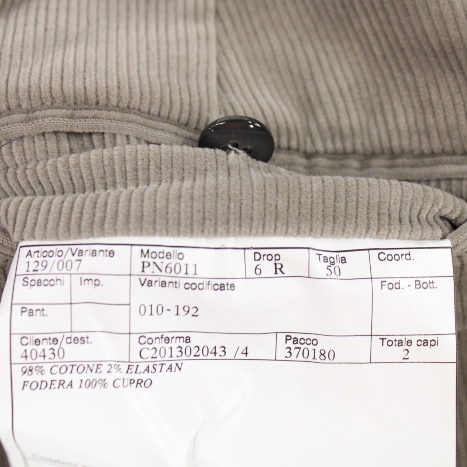 Belvest Belvest New with tags Dress Pants Size 34 US In Gray Size US 34 / EU 50 - 6 Thumbnail