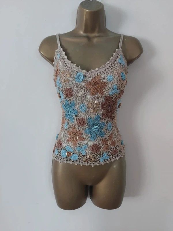 Vintage Vintage cami top Size M / US 6-8 / IT 42-44 - 7 Thumbnail