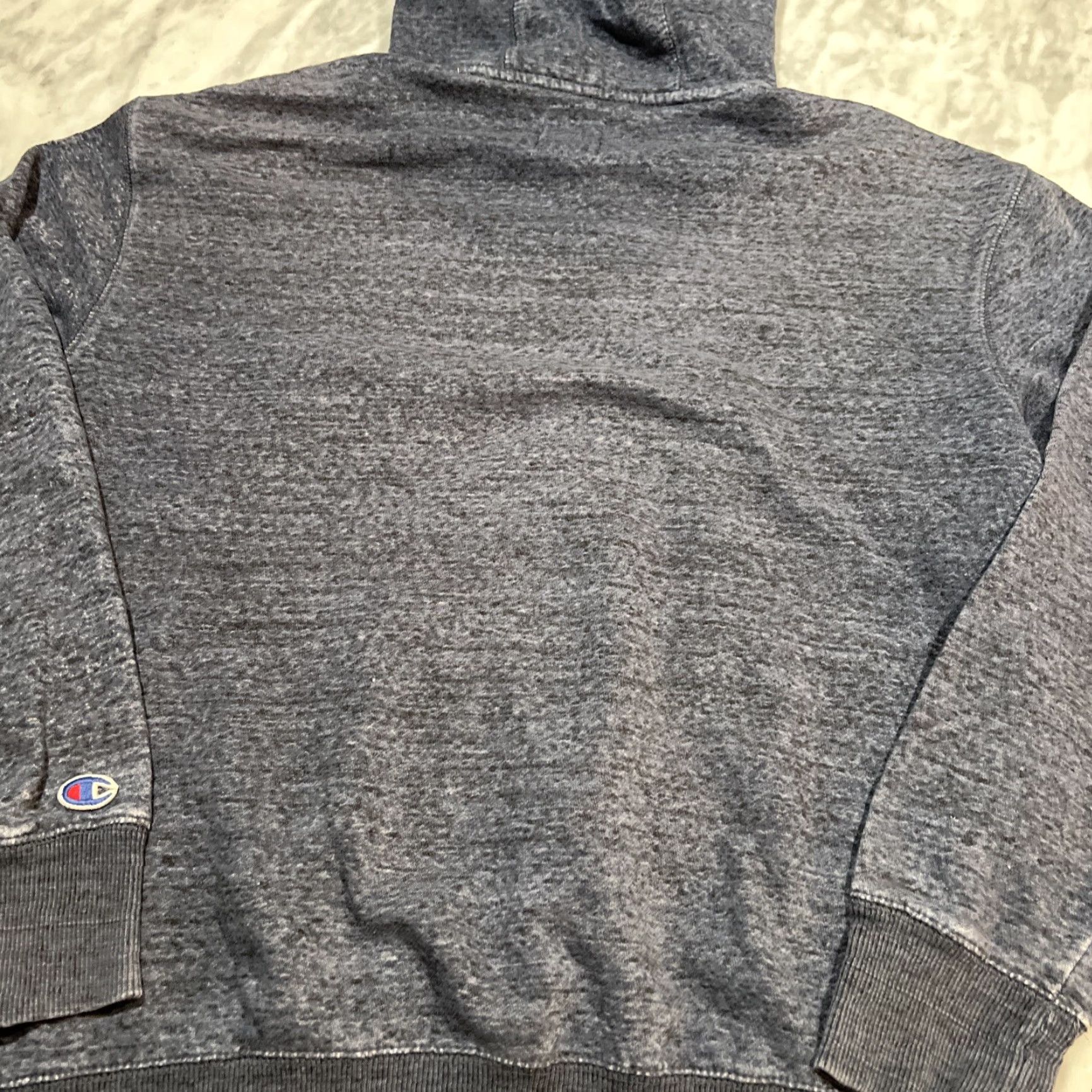 Champion Champion NY Sweatshirt Mens Medium New York Spellout Hoodie Pocket Drawstring Size US M / EU 48-50 / 2 - 6 Thumbnail