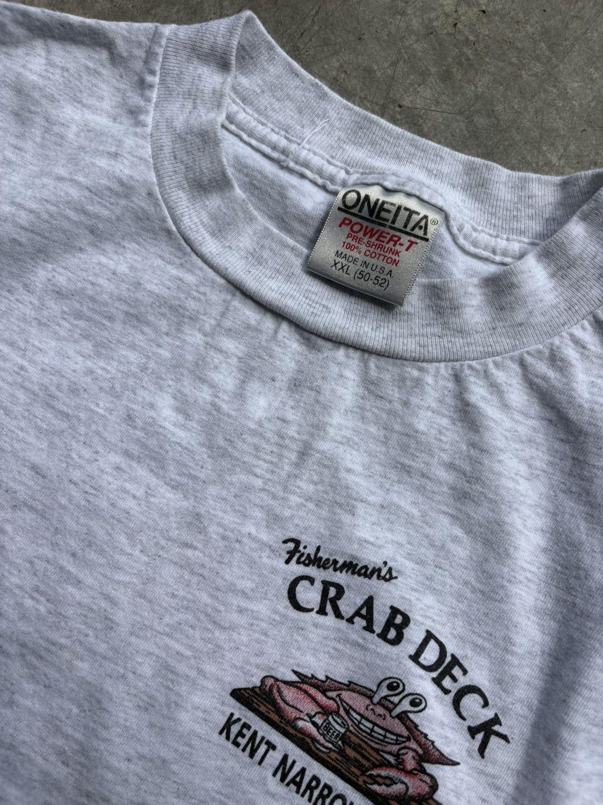 Vintage Vintage 1990's Crab Deck Maryland Beach T-Shirt Size US XXL / EU 58 / 5 - 3 Thumbnail