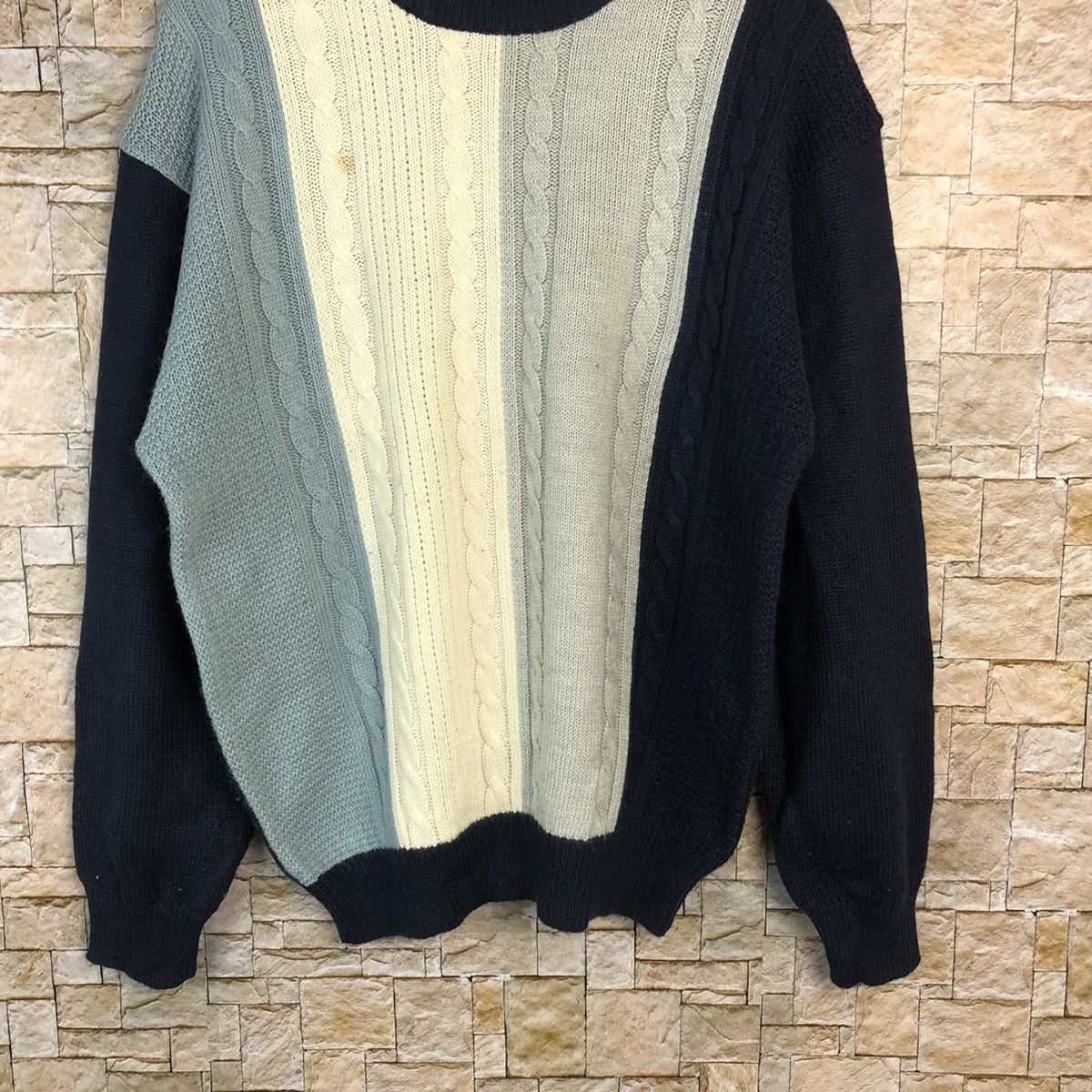 Homespun Knitwear × Japanese Brand × Vintage Joval Sport Dark Blue Knitwear #A850 Size US M / EU 48-50 / 2 - 3 Thumbnail