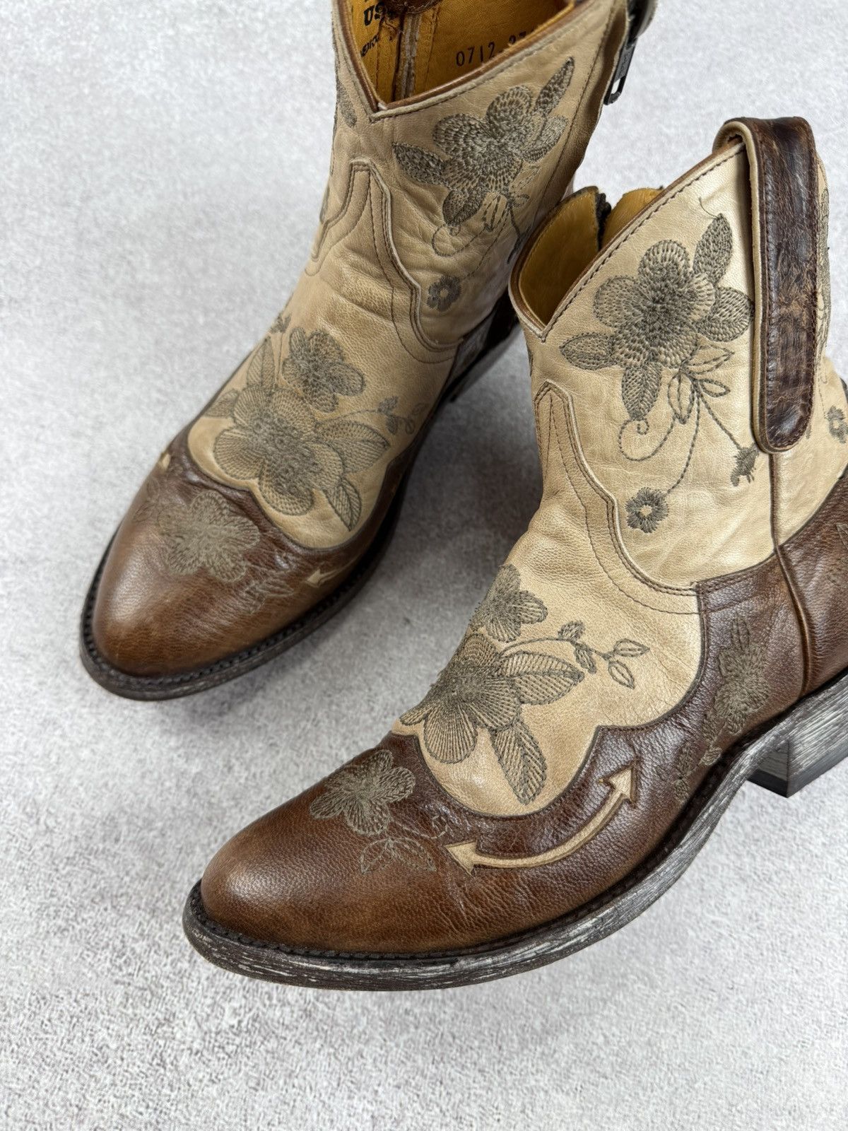 Old Gringo Old Gringo Mexicana Ankle Western Cowboy Boots Size 37 Size US 7 / IT 37 - 3 Thumbnail