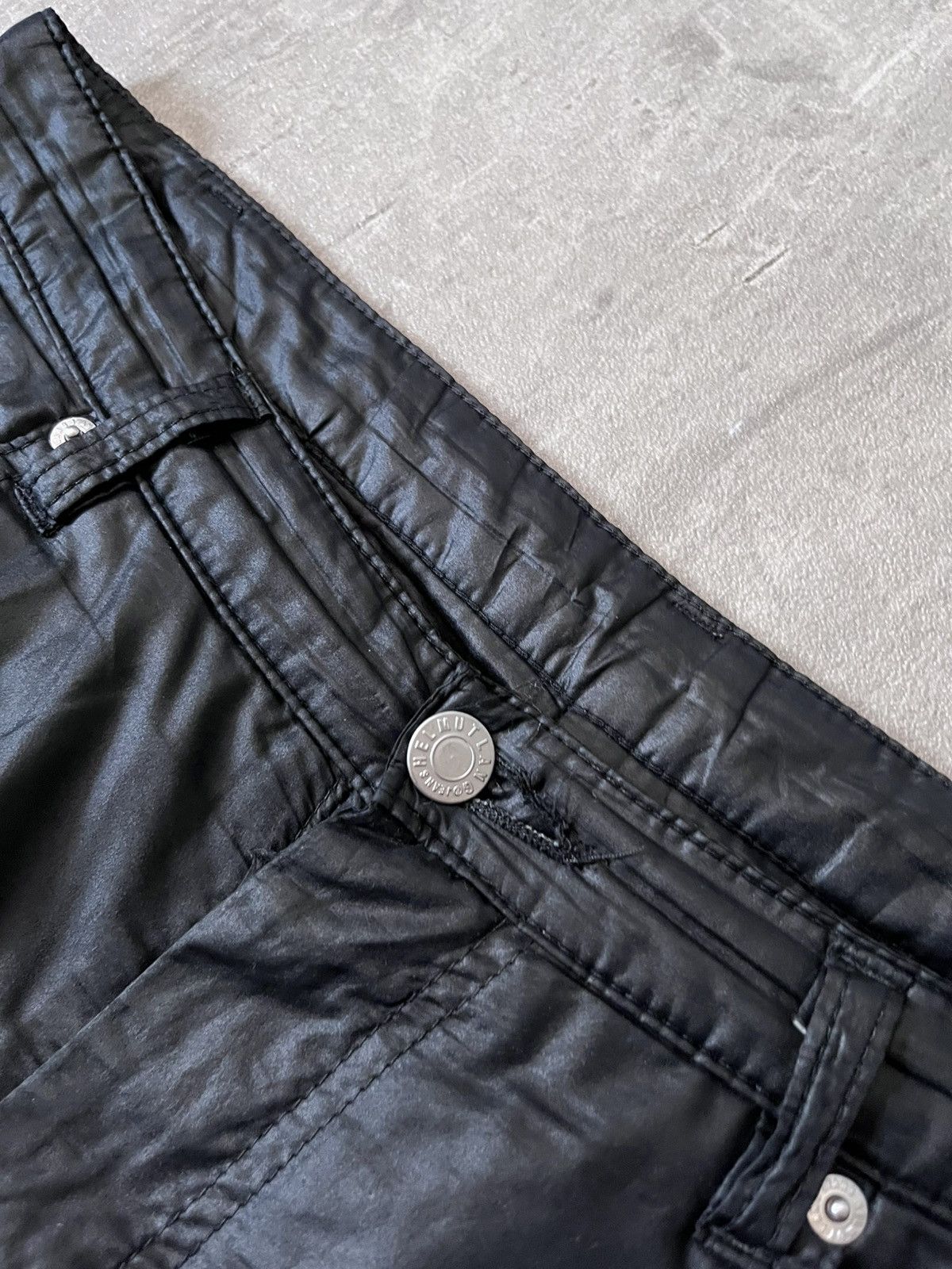 Helmut Lang Helmut Lang 1997 nylon black pants archival Size US 30 / EU 46 - 4 Thumbnail