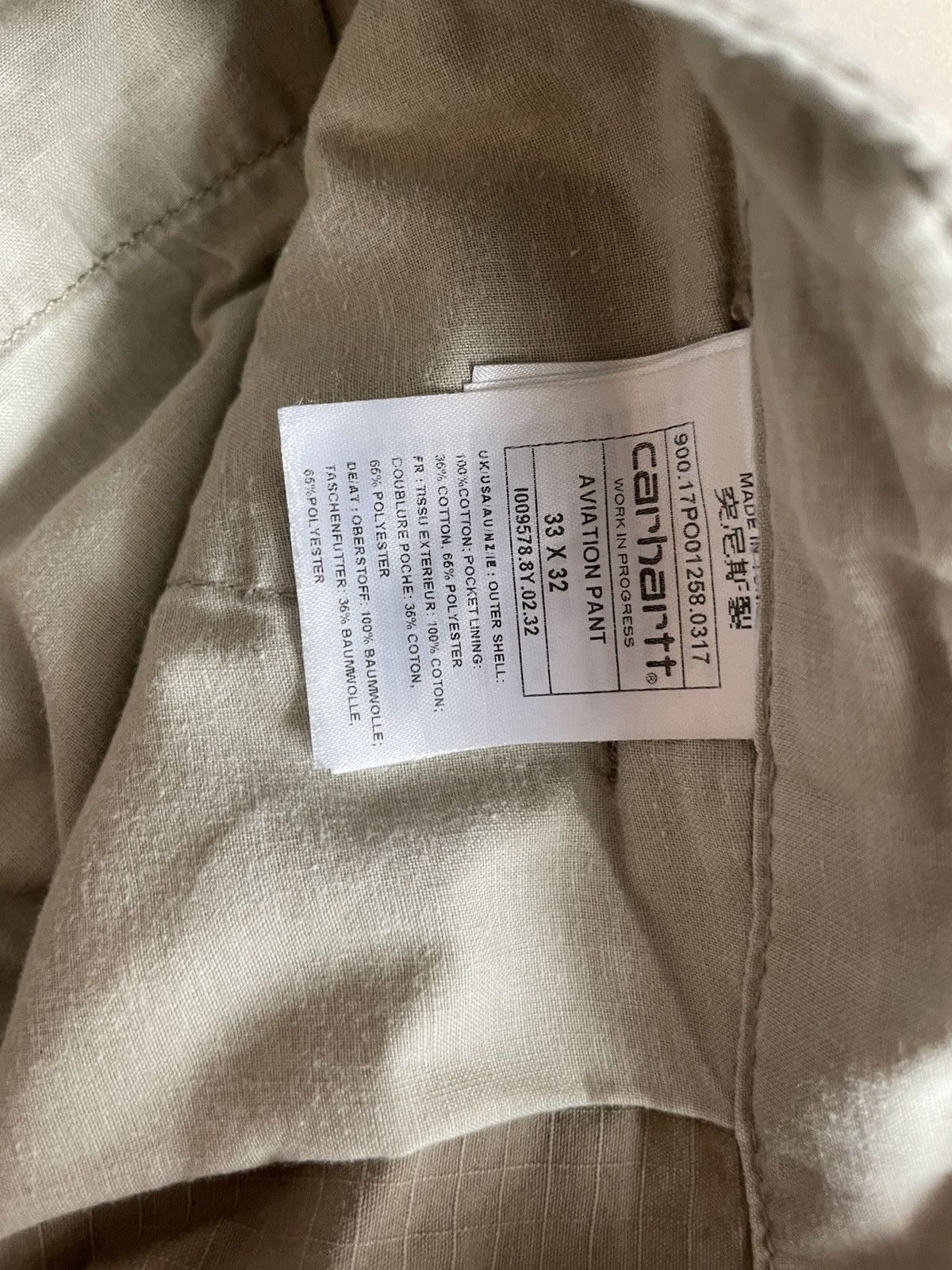 Carhartt Carhartt aviation cargo pants Size US 33 - 4 Thumbnail