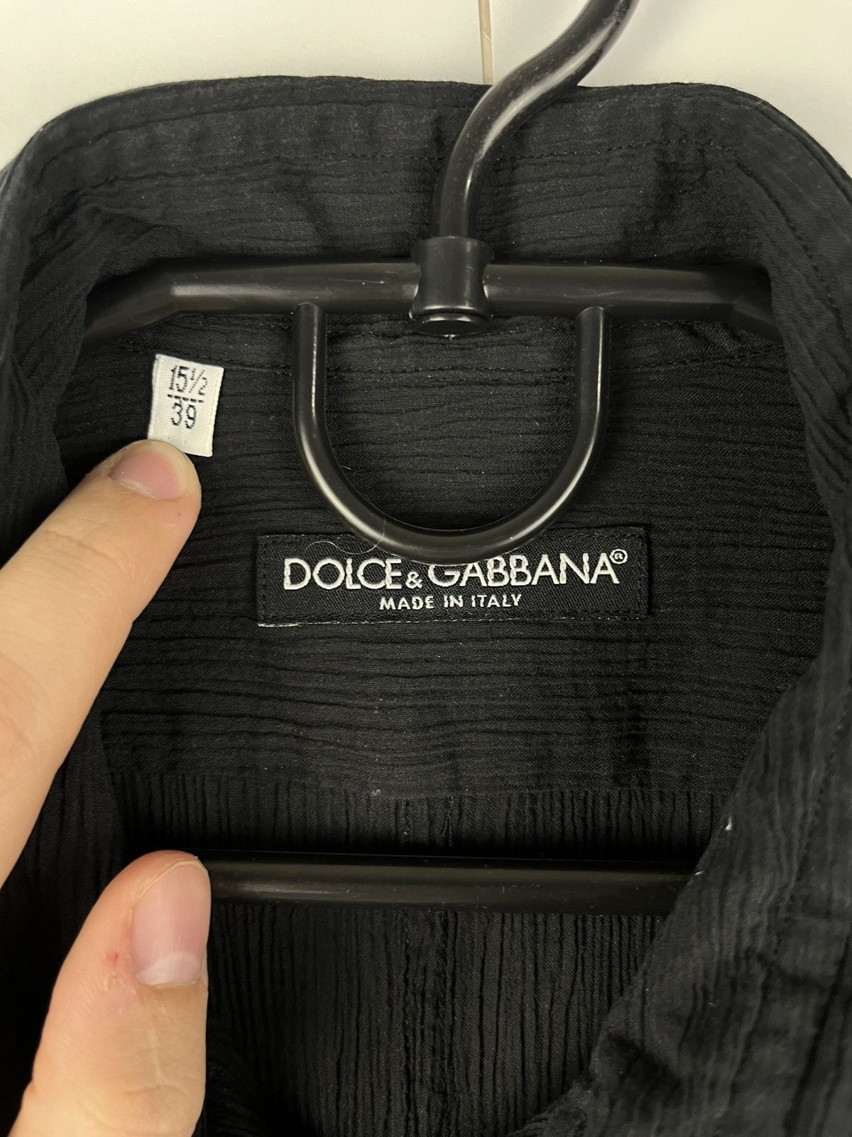 Dolce & Gabbana Dolce & Gabbana Luxury Cotton Shirt Button Up Made in Italy Size US S / EU 44-46 / 1 - 7 Thumbnail