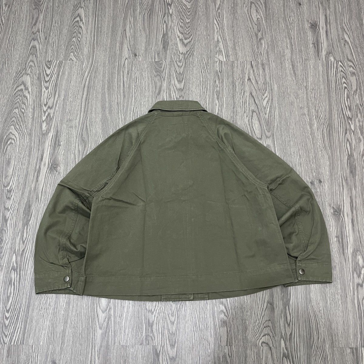 Margaret Howell MHL Big Pocket Jacket Kanvas Olive Green ifsixwasnine Size US L / EU 52-54 / 3 - 11 Thumbnail