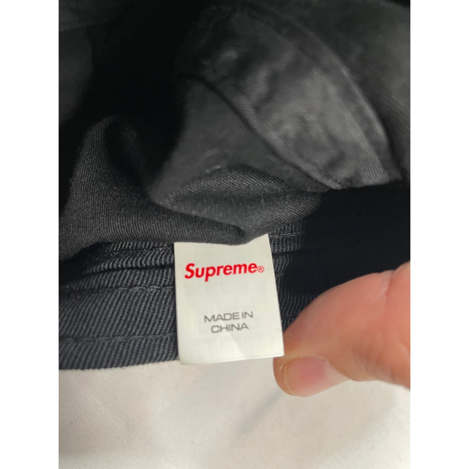 Supreme Supreme Cap Black Arabic OS Size ONE SIZE - 5 Thumbnail