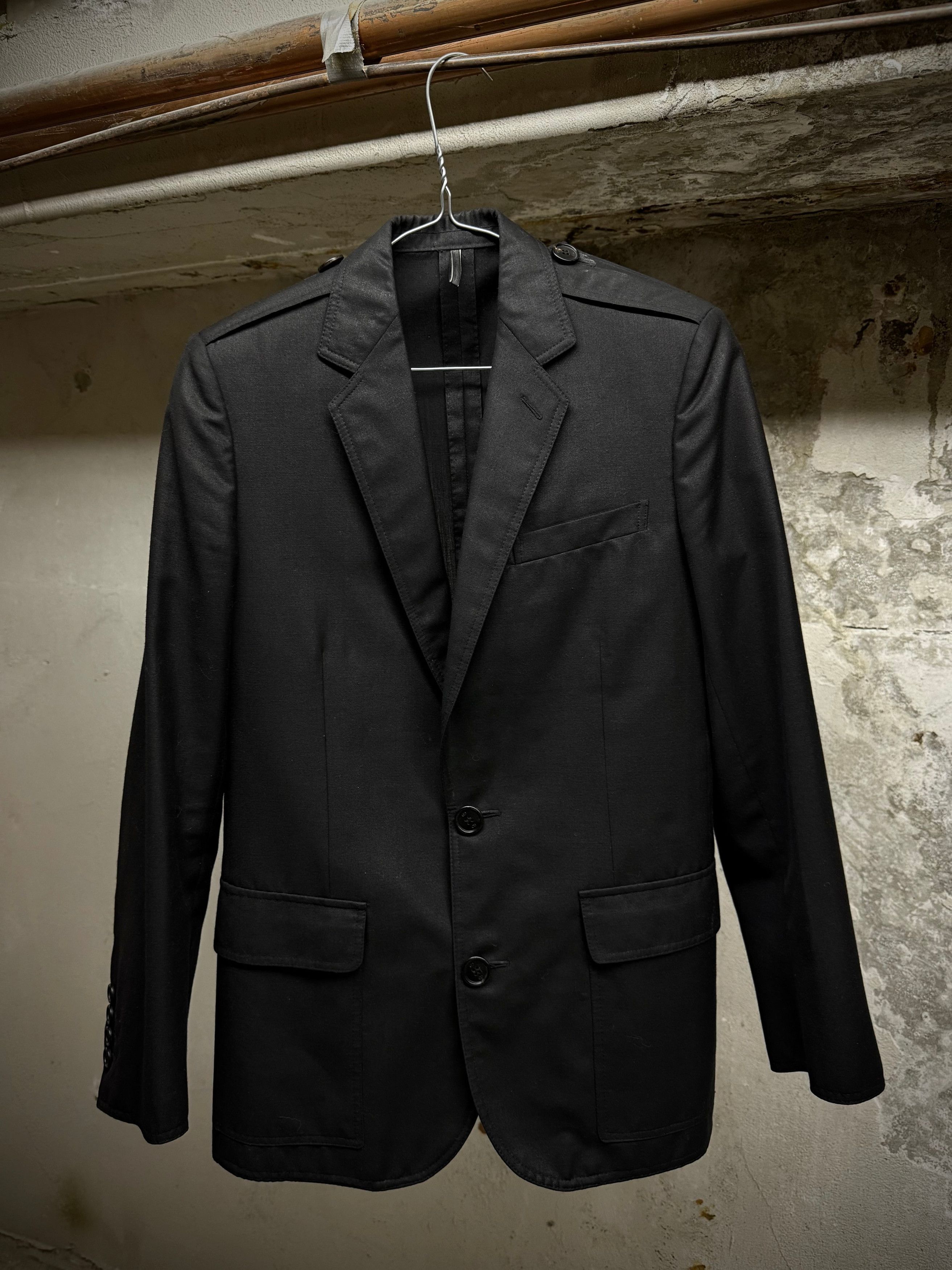 Dior × Hedi Slimane Dior Homme SS05 one button blazer | Grailed