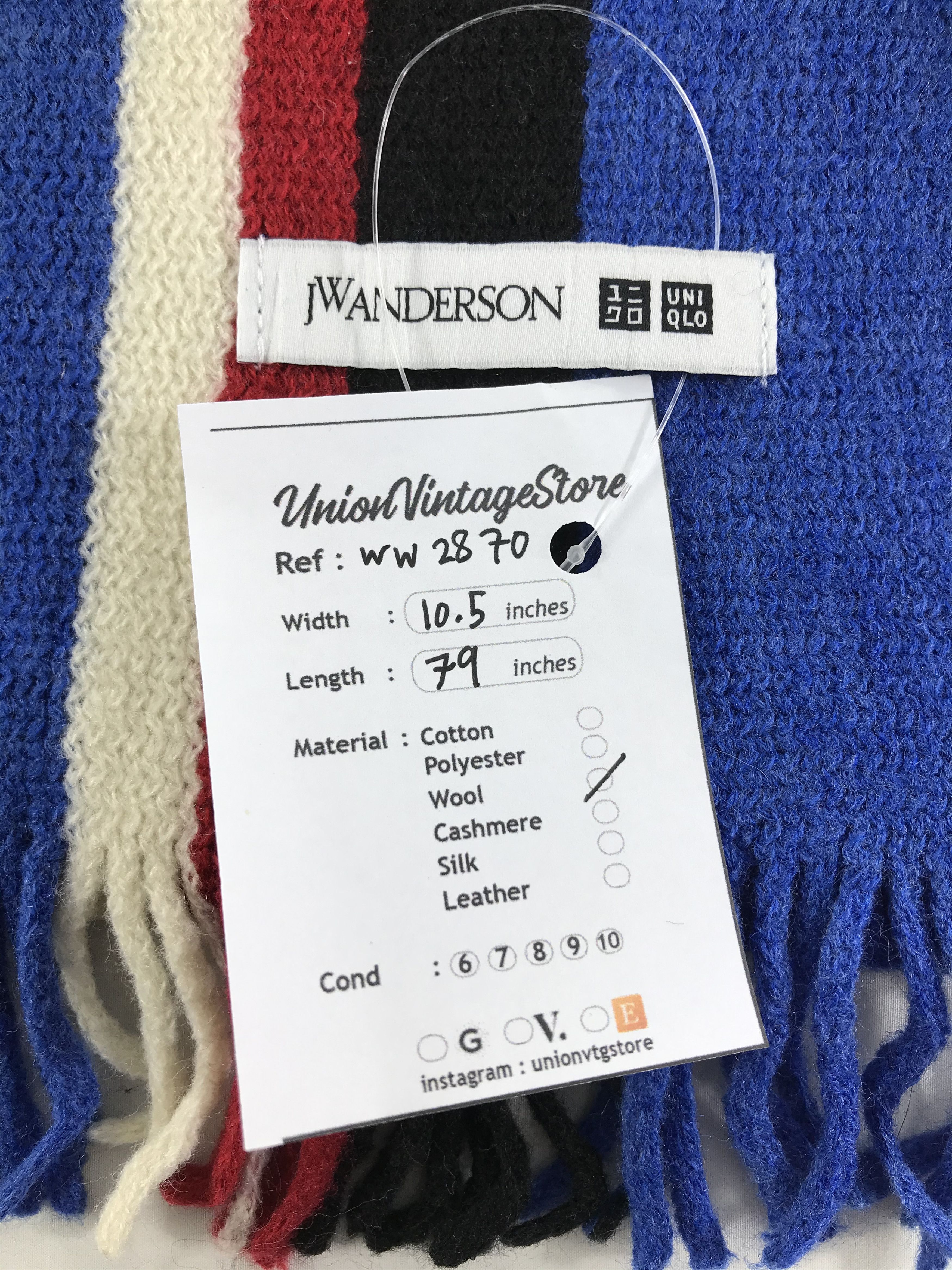 JW Anderson J.W.Anderson Scarf / Muffler / Neckwear - WW2870 Size ONE SIZE - 5 Thumbnail