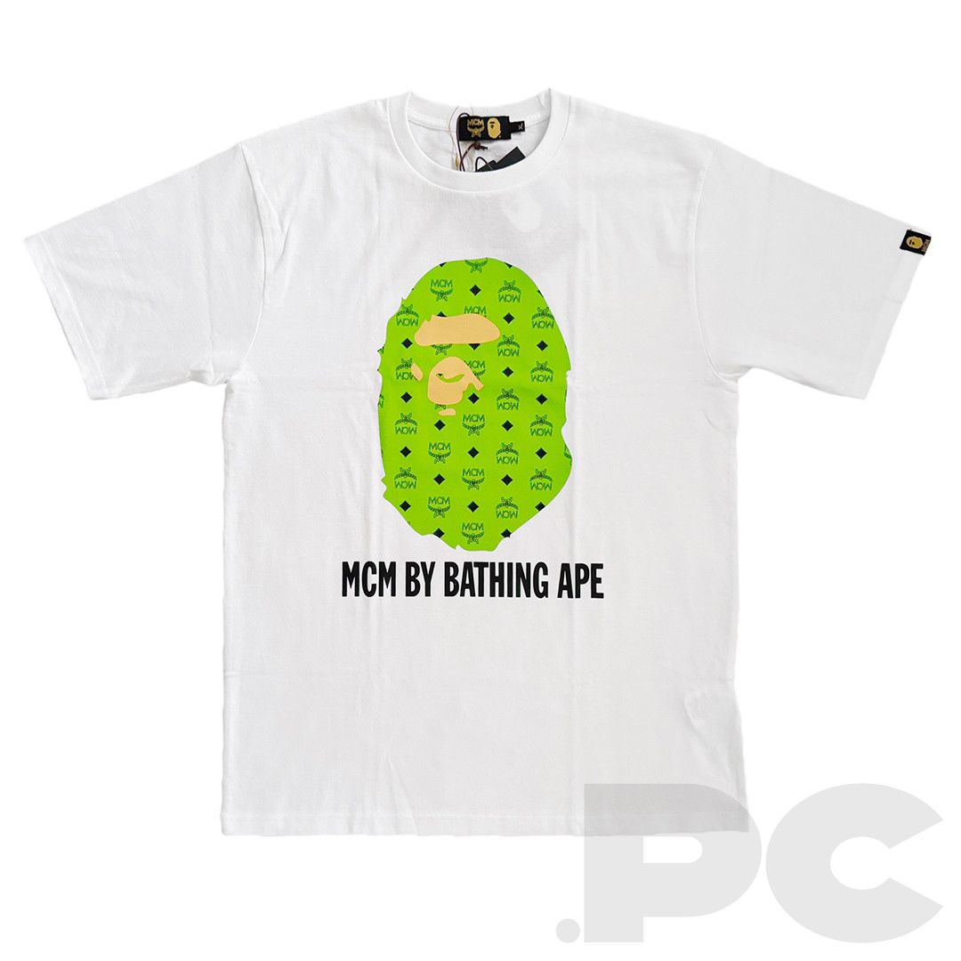 Bape × MCM BAPE x MCM "BY BATHING" TEE ape head camo wgm Size US XL / EU 56 / 4 - 1 Thumbnail