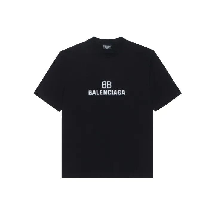 Balenciaga Balenciaga FW21 Black Logo Short Sleeve T-Shirt Size US S / EU 44-46 / 1 - 1 Thumbnail