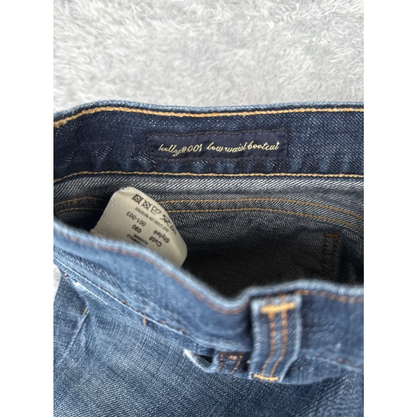 Citizens Of Humanity Citizens of Humanity Women's Jeans 29 Blue Denim Kelly 001 Low Rise Bootcut 30x31 Distressed Relaxed Fit Size 29" - 7 Thumbnail