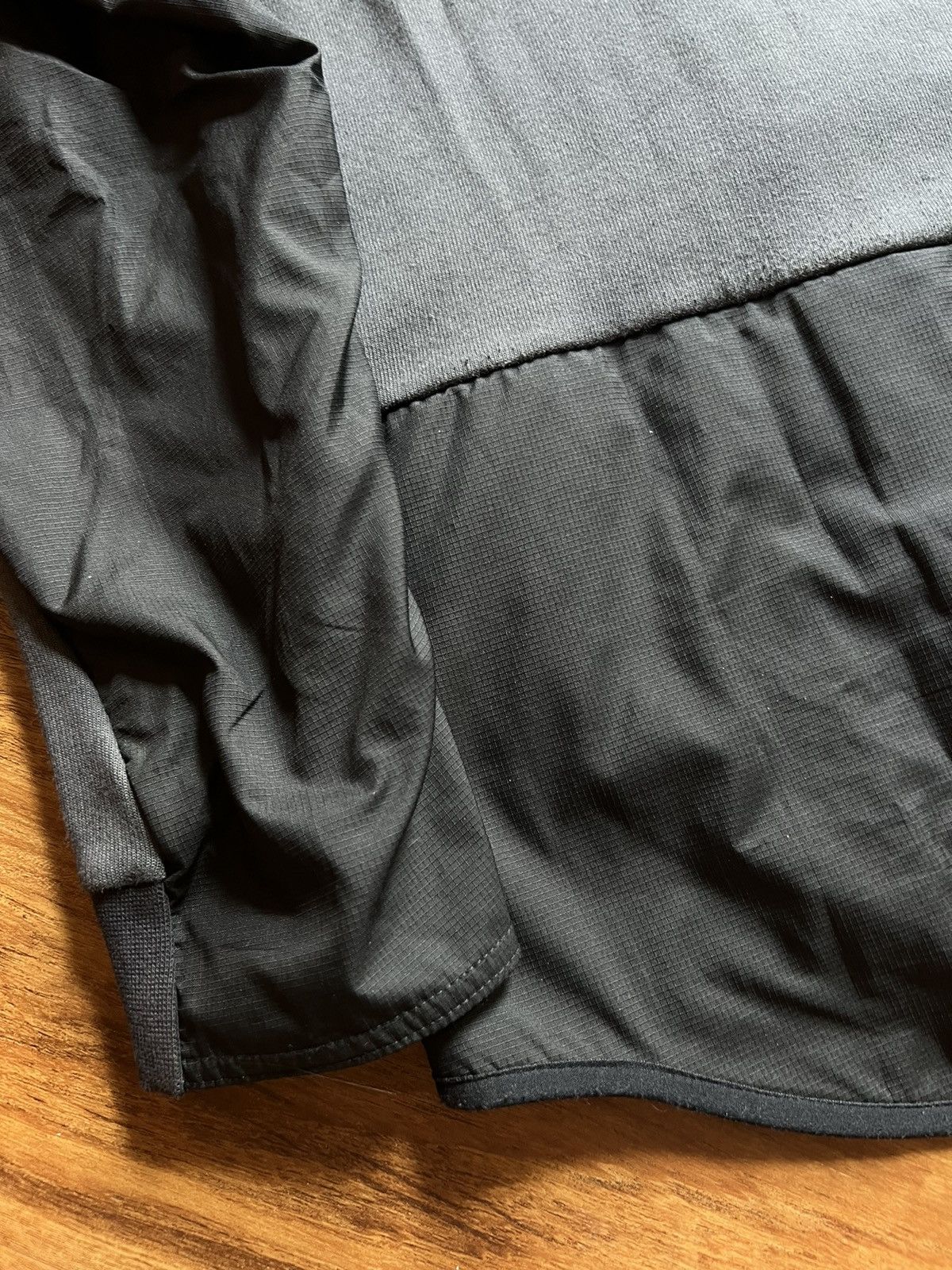 Nike × Vintage crazy y2k Nike track nylon zip tech fleece drill paneled Size US L / EU 52-54 / 3 - 7 Thumbnail