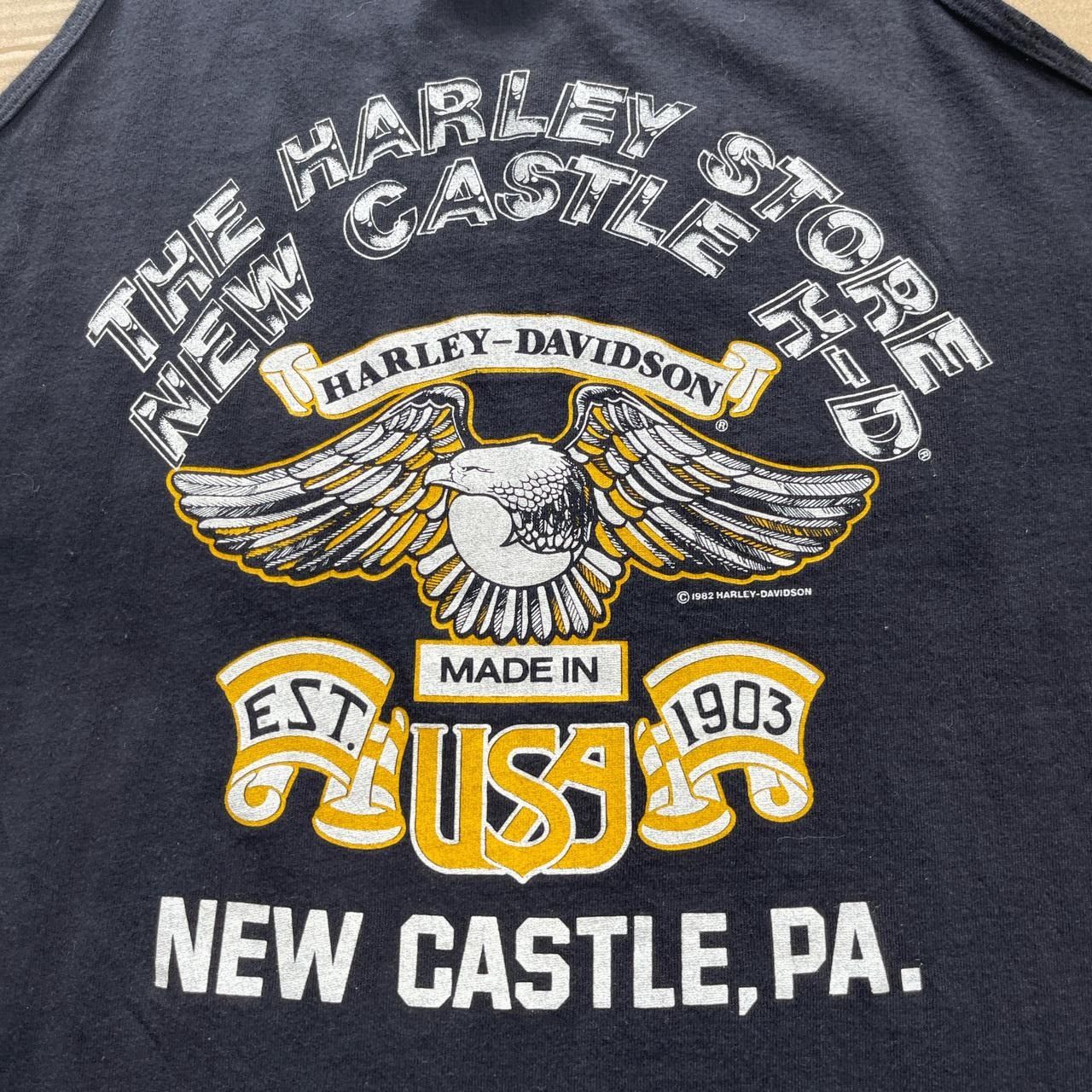 Harley Davidson × Vintage Vintage 1982 Harley Davidson Righteous Ruler Biker Tank Top Size US XL / EU 56 / 4 - 6 Thumbnail