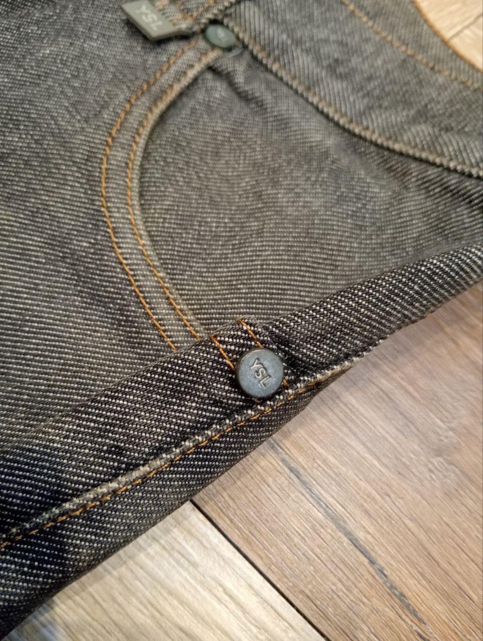 Saint Laurent Paris SAINT LAURENT JEANS GREY DENIM PANTS Size US 31 - 6 Thumbnail