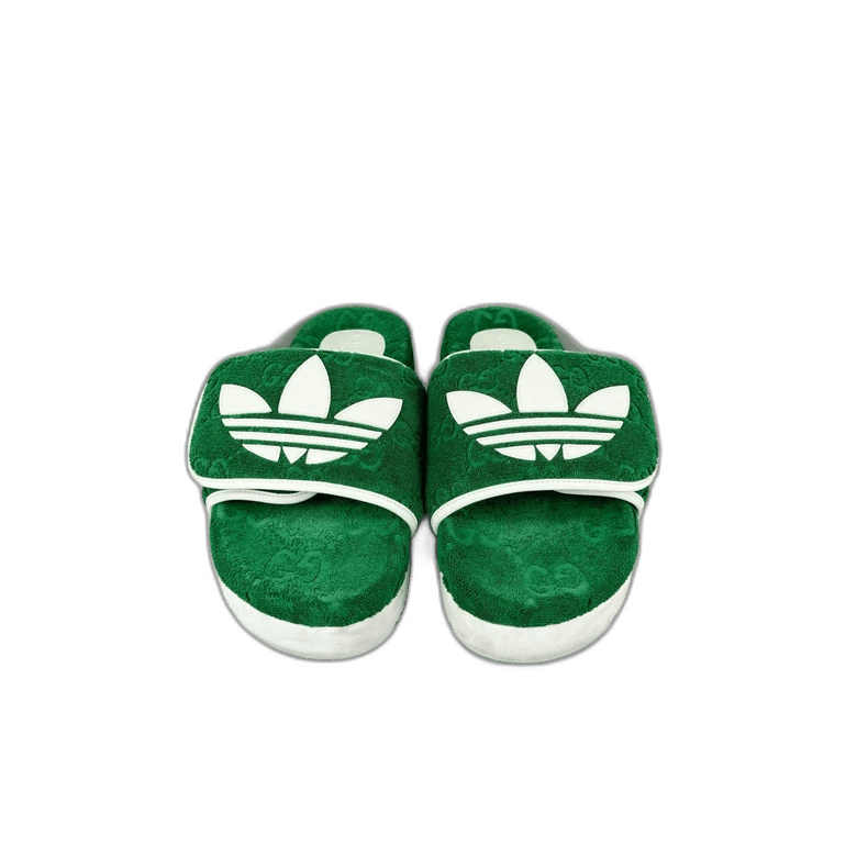 Gucci gucci adidas green slide sandals size 8 Size US 8 / EU 41 - 1 Thumbnail