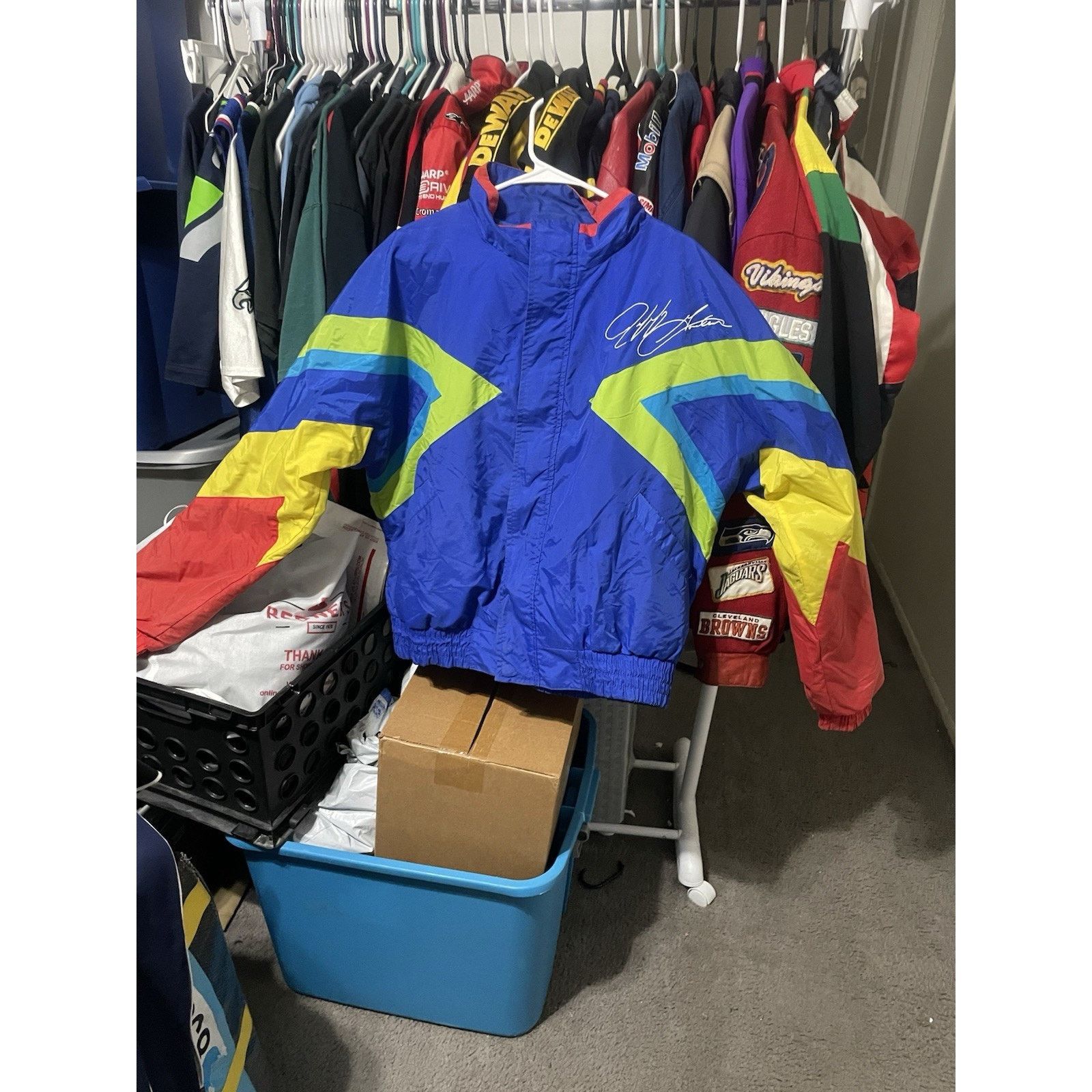 Chase Authentics Size L-VTG Jeff Gordon NASCAR Jacket Men Chase Authentics Size US L / EU 52-54 / 3 - 1 Thumbnail