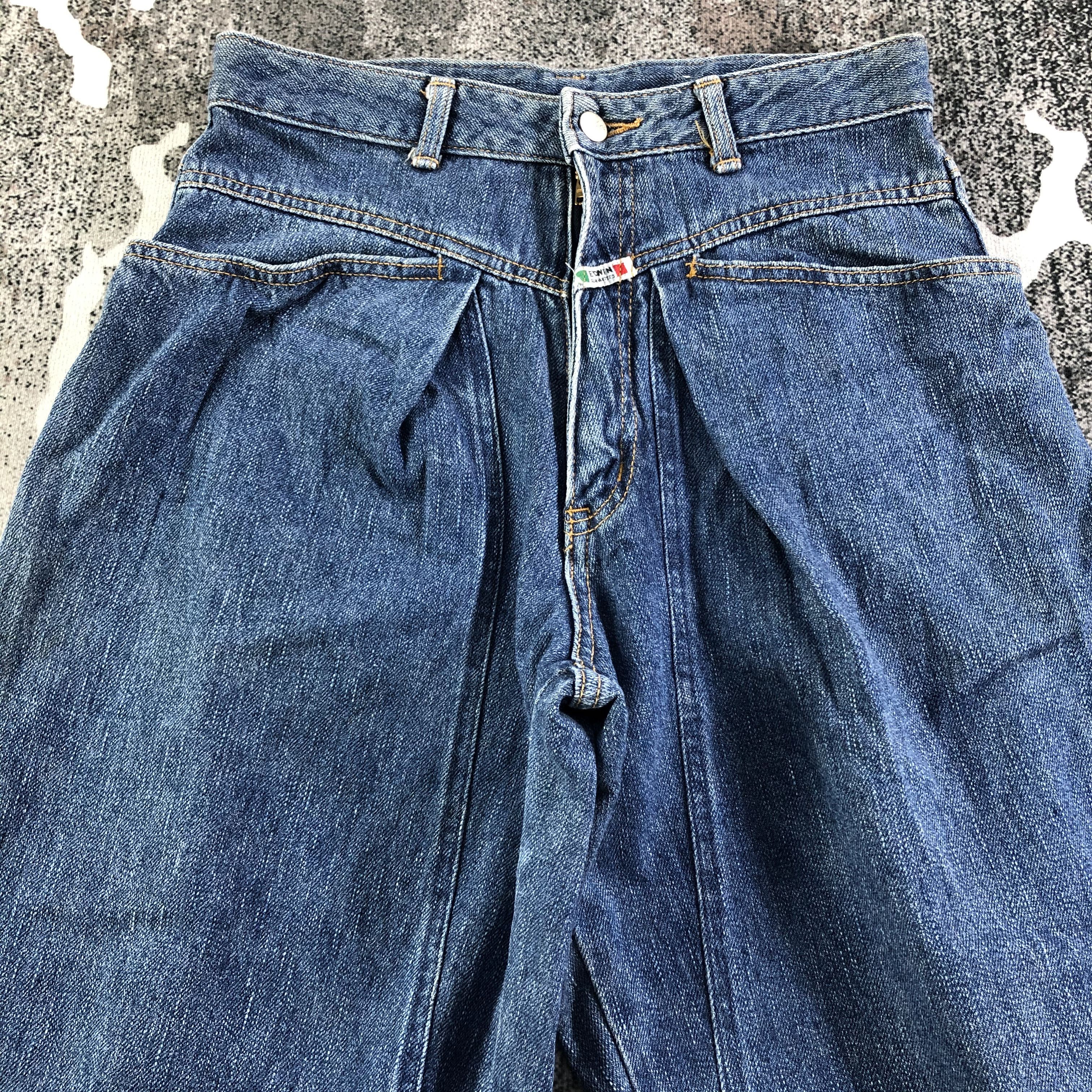 Edwin Vintage 90s Edwin Baggy Jeans KJ2158 Size US 29 - 3 Thumbnail
