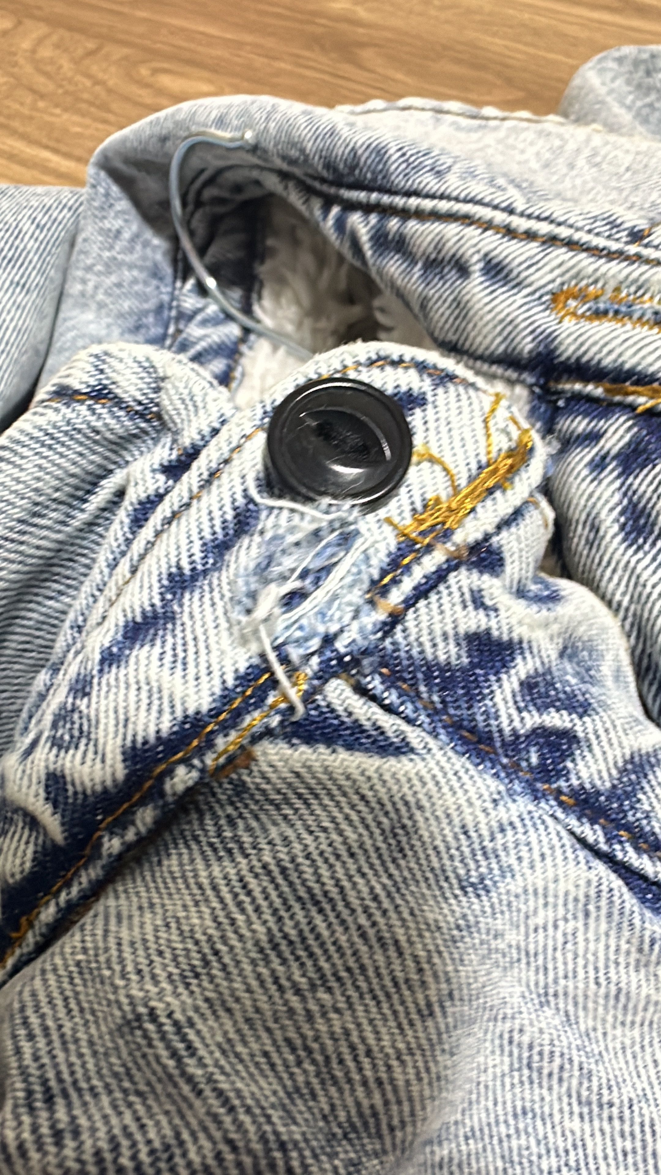Stussy Stussy Sherpa Lined Denim Shirt Blue Size Large Size US L / EU 52-54 / 3 - 7 Thumbnail