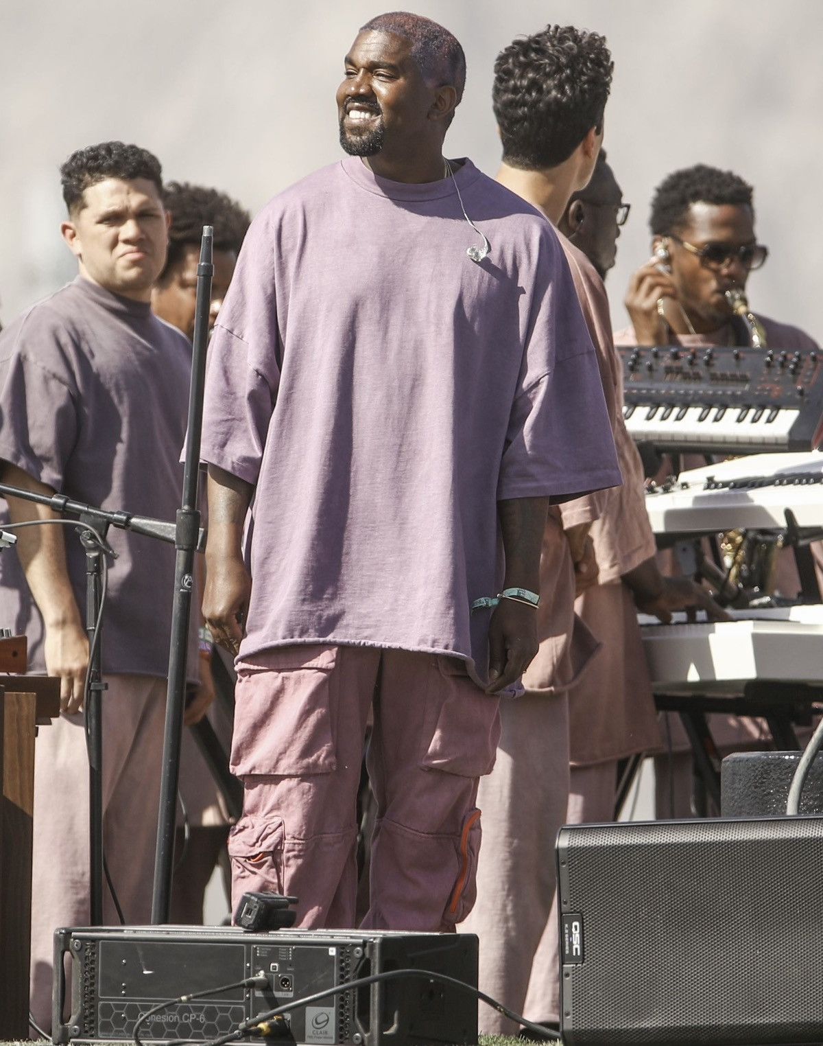 Kanye West SAMPLE Yeezy Season 7 Dark Brown Boxy Coachella Tee Shirt Size US L / EU 52-54 / 3 - 2 Thumbnail