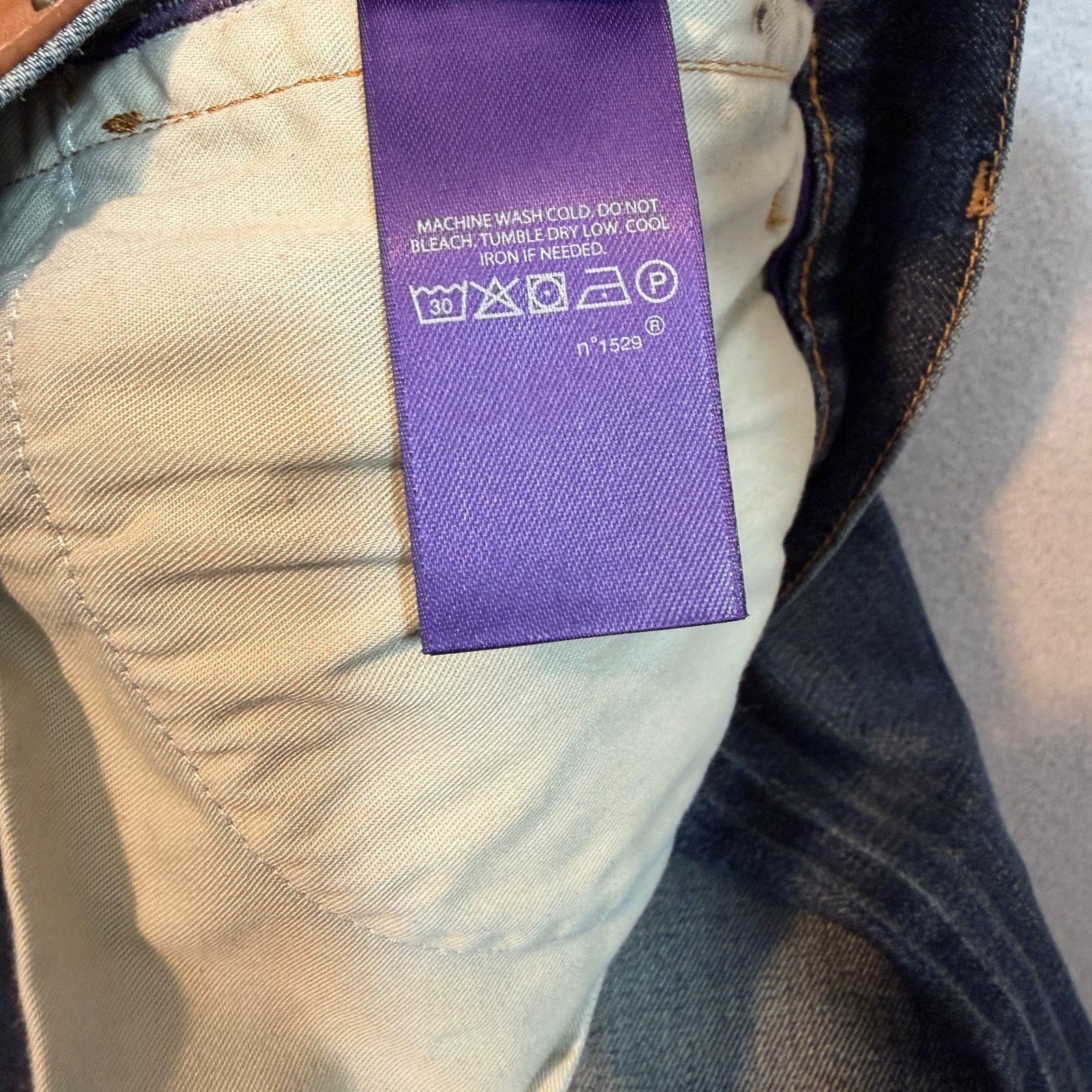 Ralph Lauren Ralph Lauren Purple Label Jeans Women's 30 (Fits 30x30 Blue Size 30" / US 8 / IT 44 - 8 Thumbnail